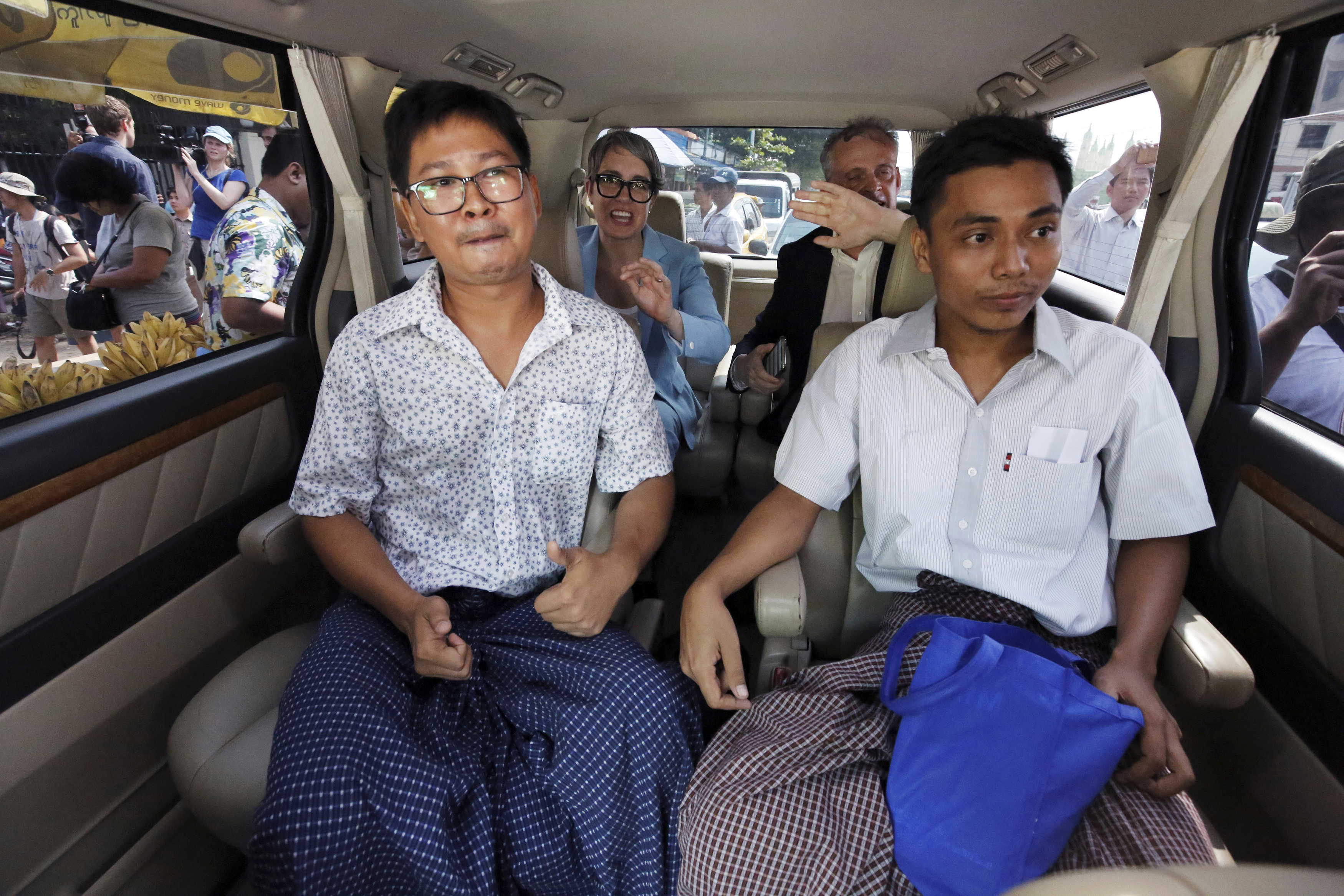 Barma: Propuštění novináři agentury Reuters