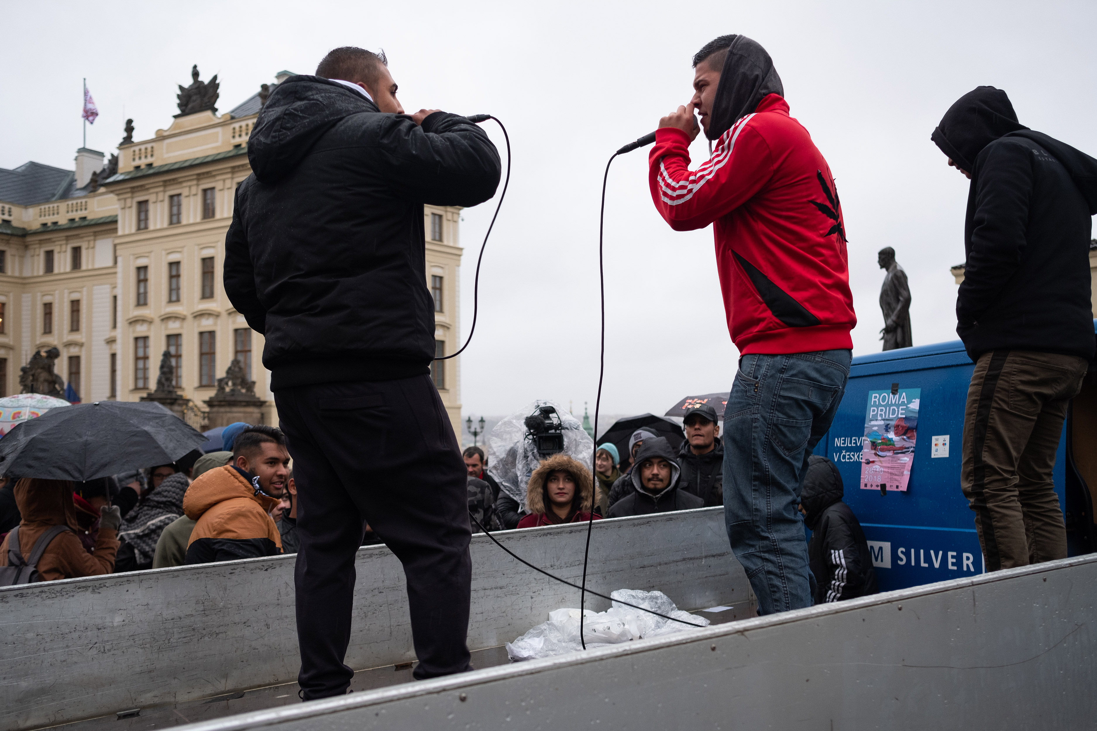 Roma Pride na Hradčanském náměstí