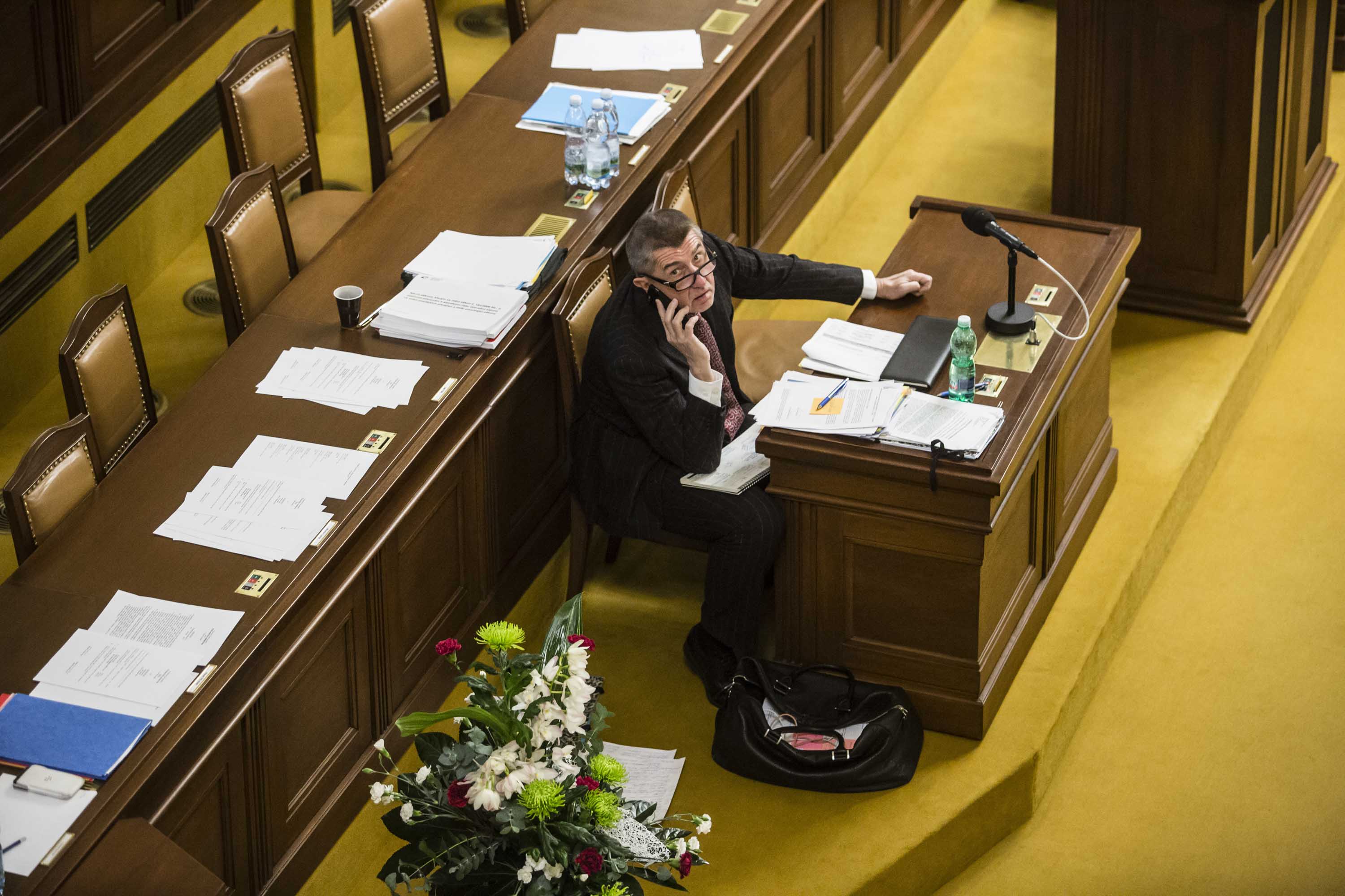 Andrej Babiš, Sněmovna, leden, 2017