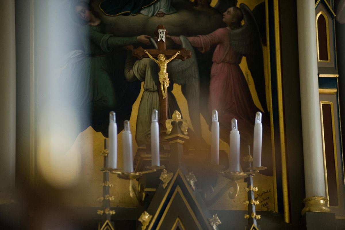 Oltář kostela.
