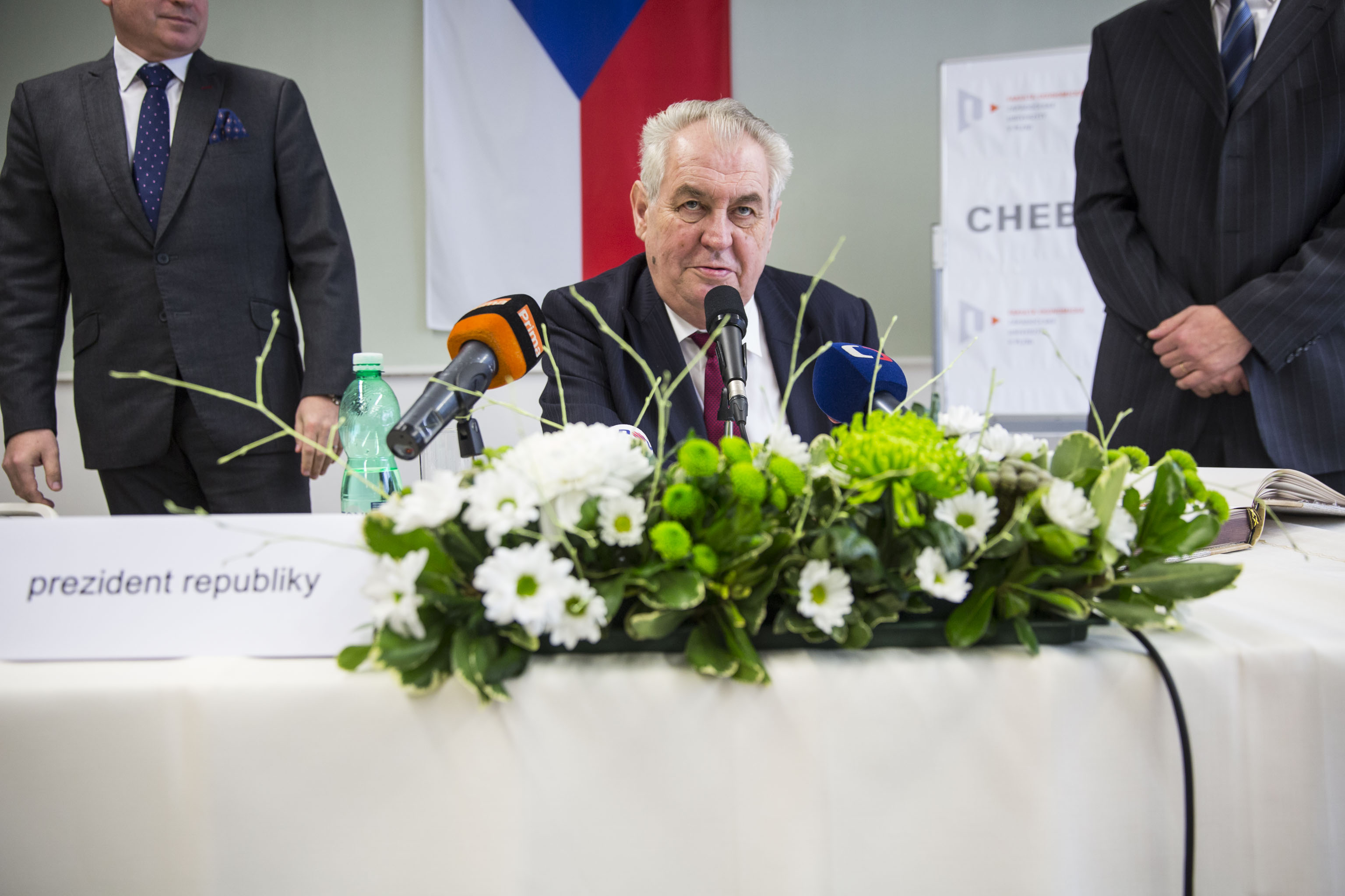 Miloš Zeman, Karlovarský kraj, březen, 2016