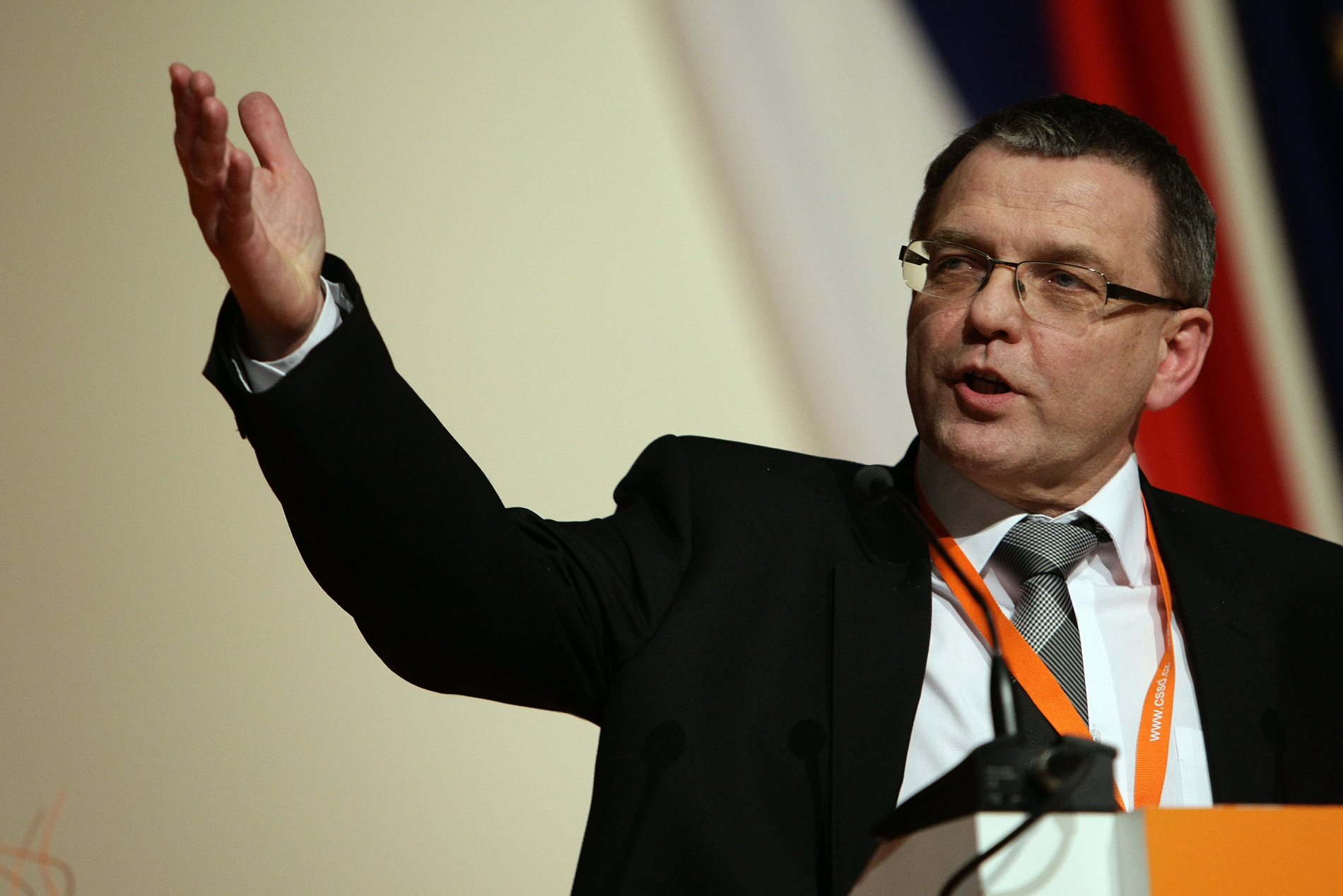 Lubomír Zaorálek na sjezdu