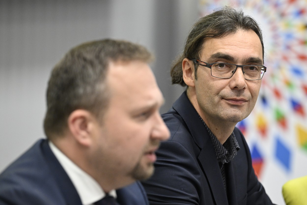 Ministr životního prostředí Marian Jurečka (KDU-ČSL) a nový ředitel Správy Národního parku České Švýcarsko Petr Kříž
