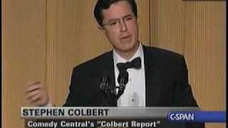 Colbert Roasts Bush - 2006 White House Correspondents' Dinner