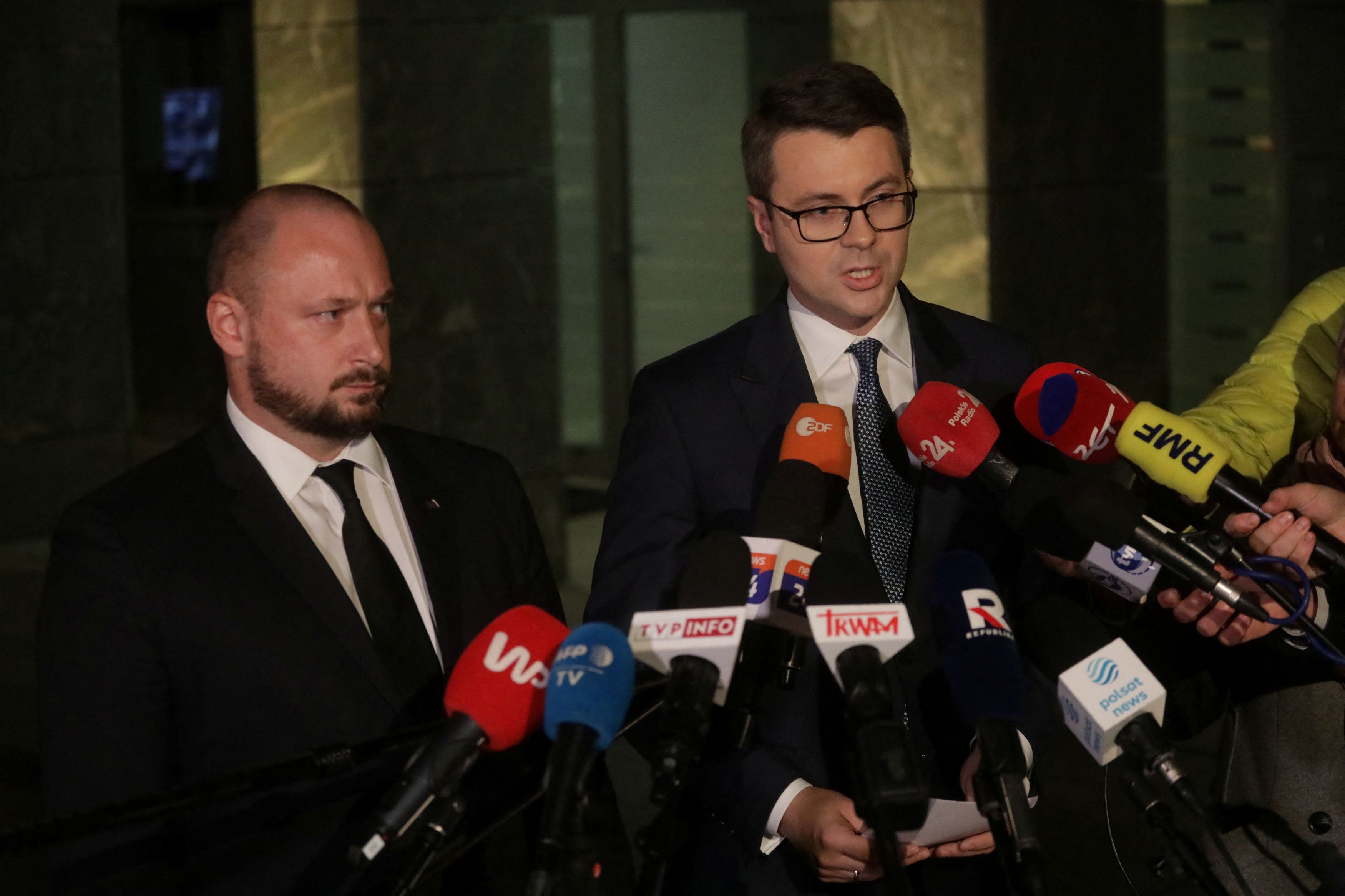 Mluvčí polské vlády Piotr Muller