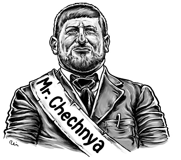Fotografie: Ramzan Kadyrov. - Autor: Pavel Reisenauer