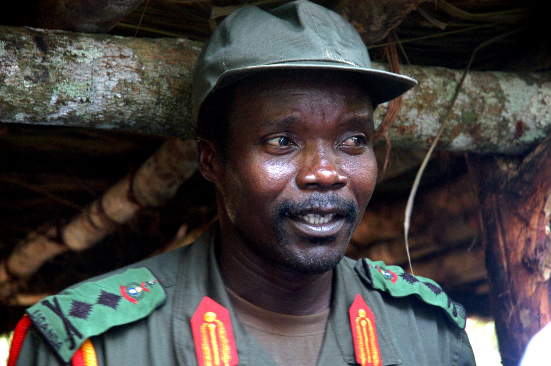 Joseph Kony na snímku z roku 2008