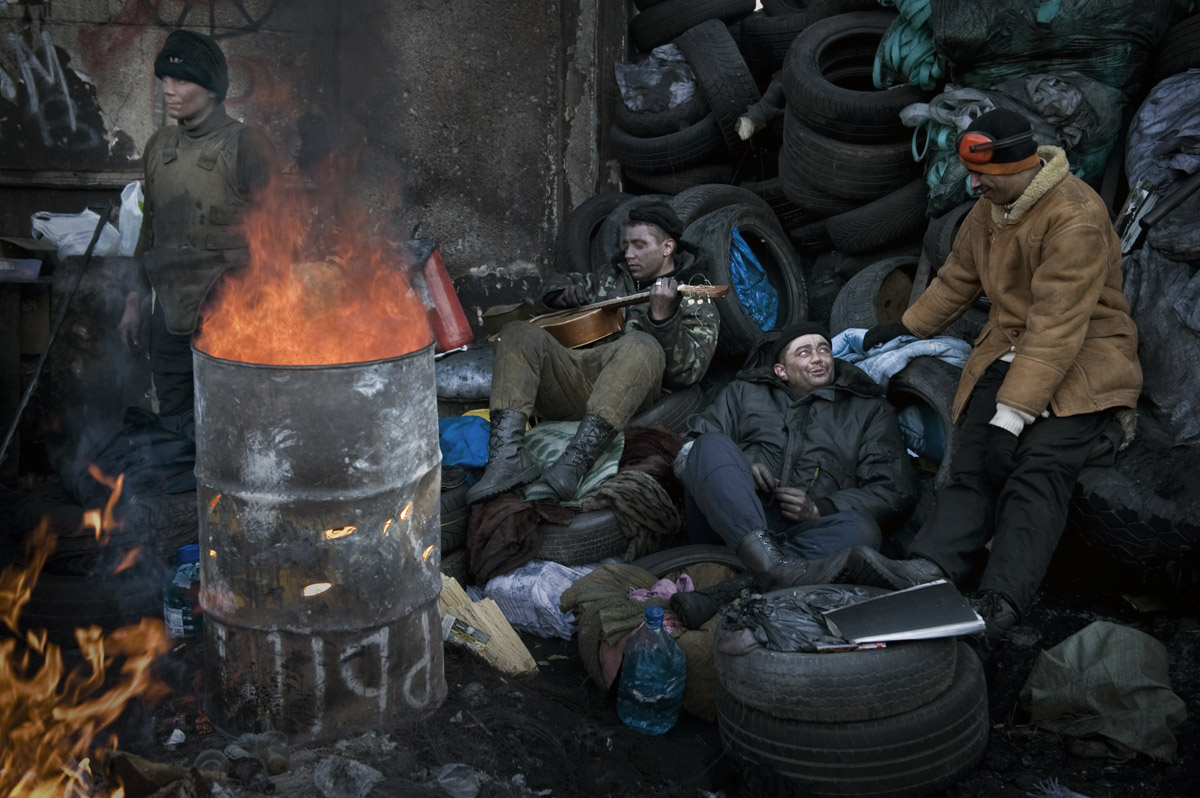 Kyjev, únor, foto: Karel Cudlín