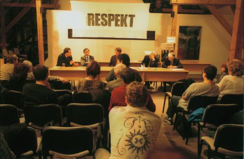 Fotografie: Veřejná debata týdeníku RESPEKT a  TRANSPARENCY INTERNATIONAL ČR - Autor: Ludvík Hradilek