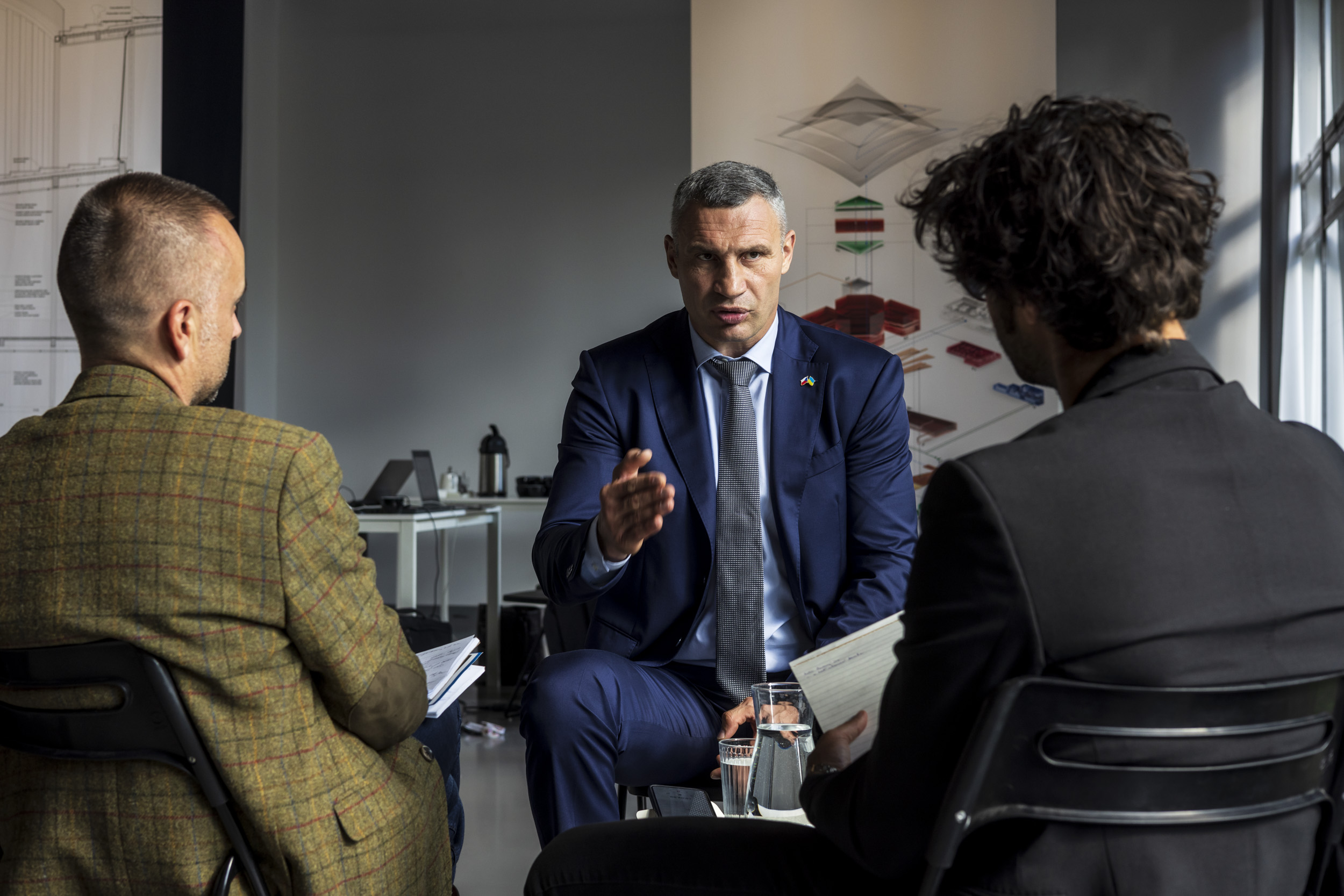 Ondřej Kundra, Vitalij Kličko a Tomáš Brolík