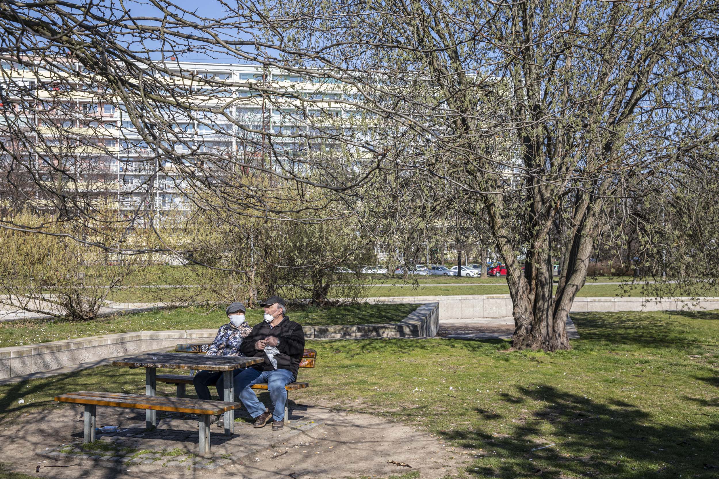 Park Přátelství na Proseku.