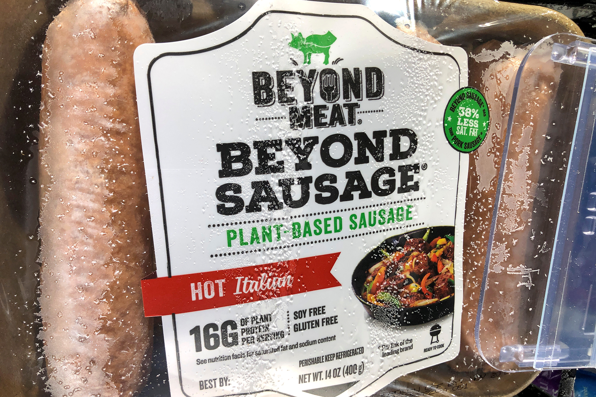 Vegetariánské párky od firmy  Beyond Meat