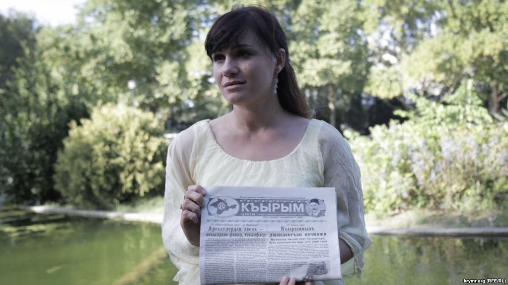 Krymsko-tatarská básnířka Alije Kenžalijeva 