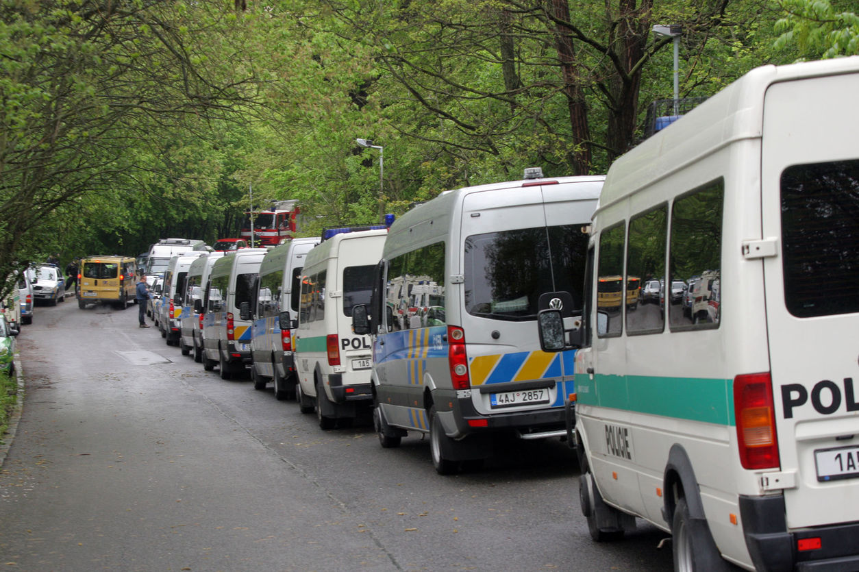 Policejní zásah v pražském squatu Cibulka