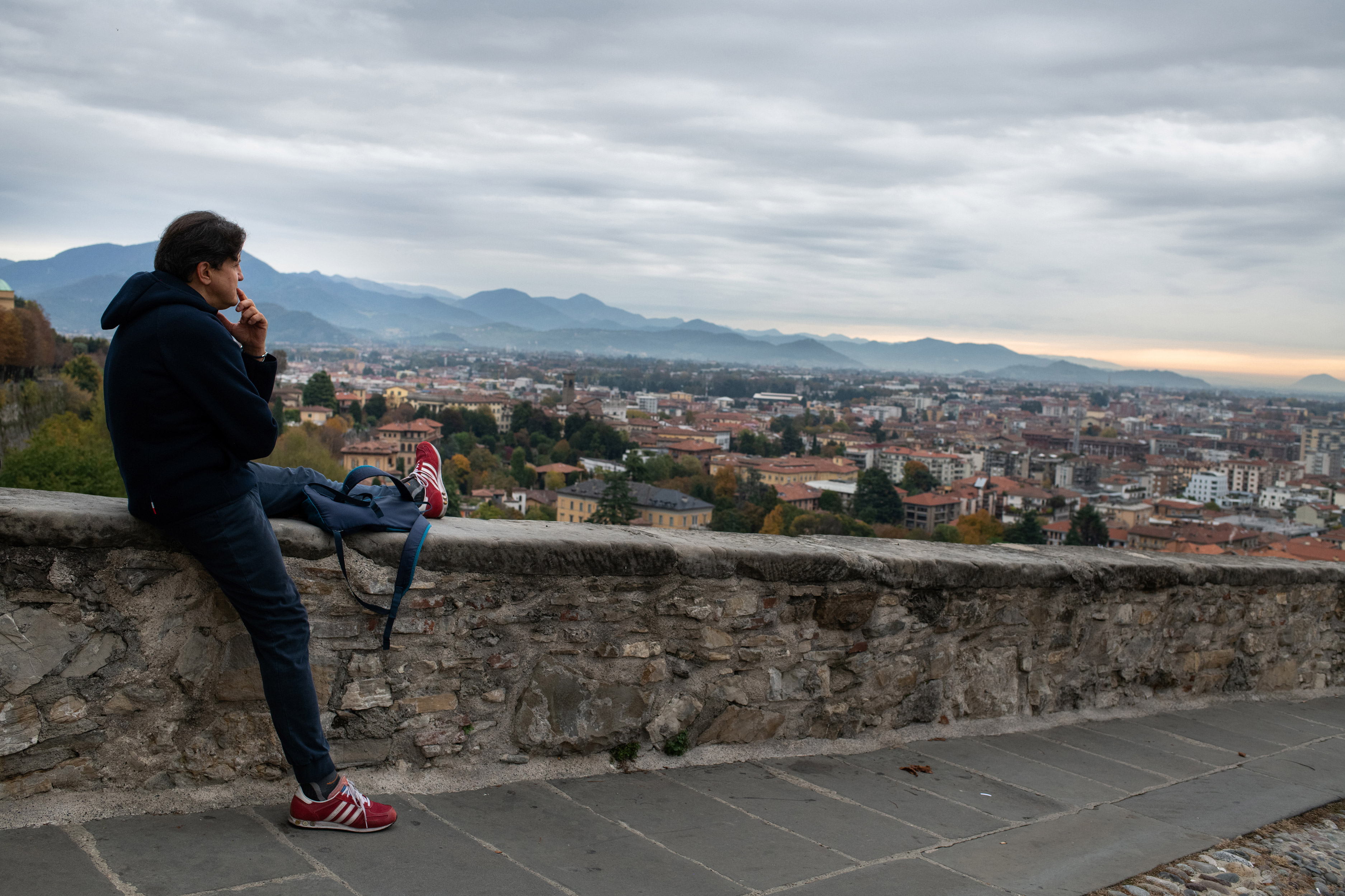 Bergamo, Itálie, říjen 2020