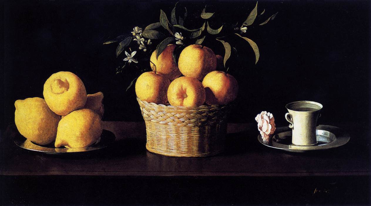 Still Life with Lemons, Oranges and a Rose, 1633 