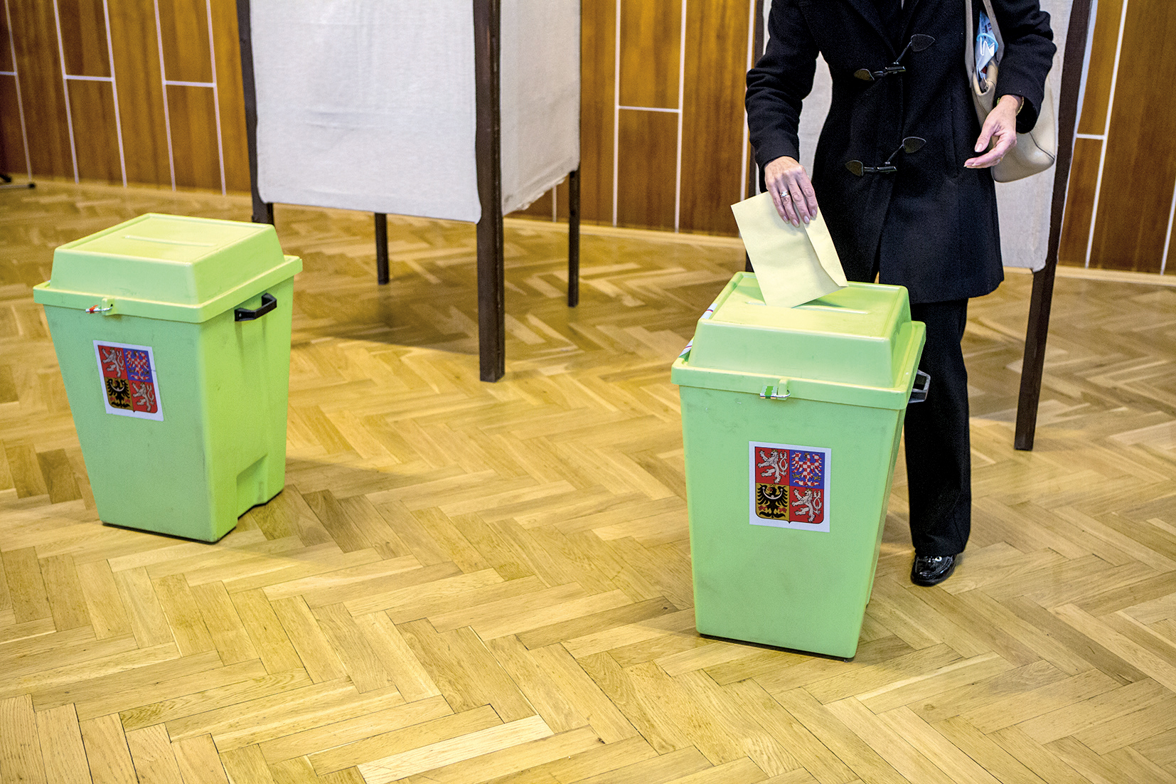 Vaclav Klaus u voleb
