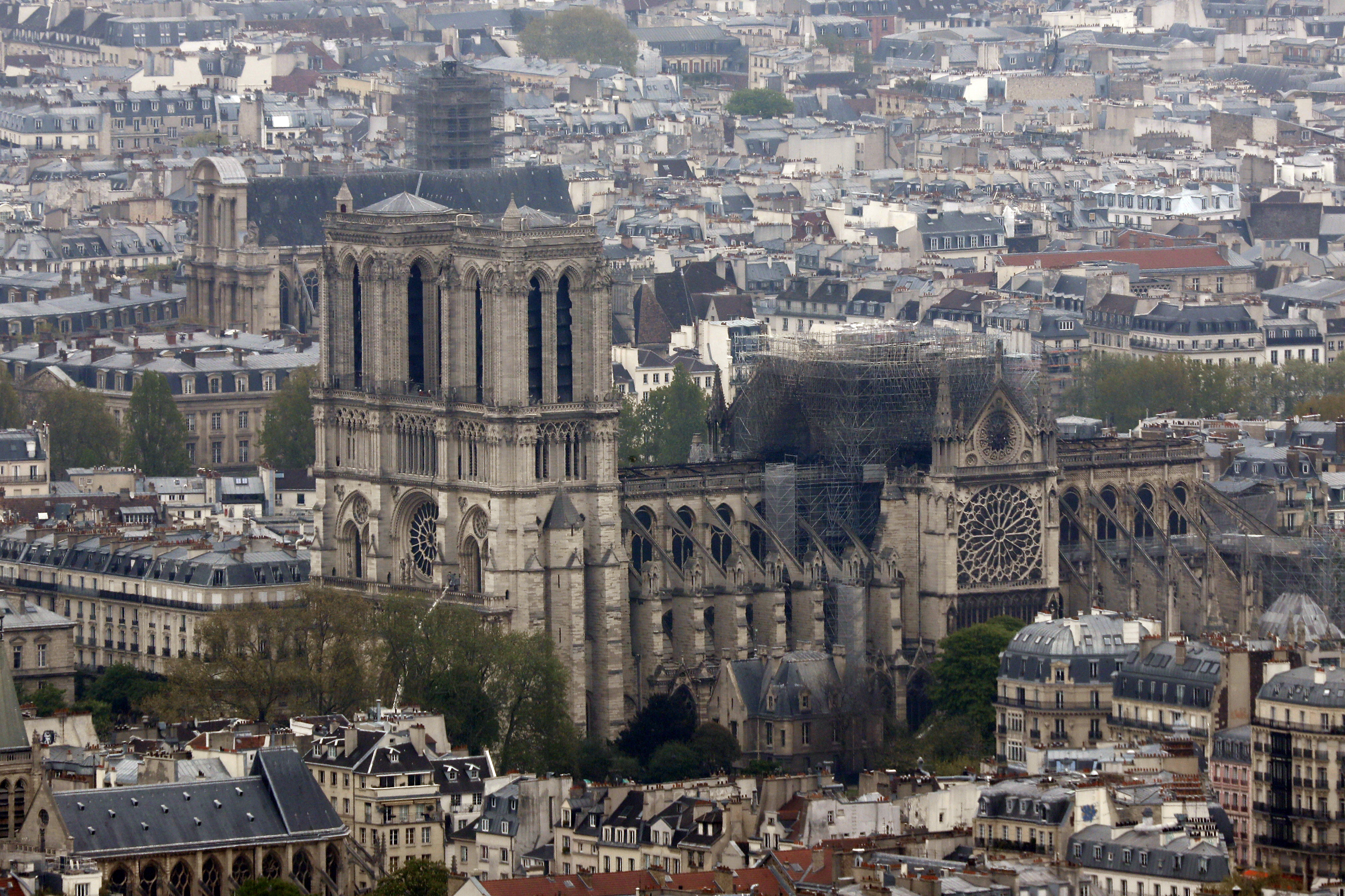 Notre-Dame den po požáru