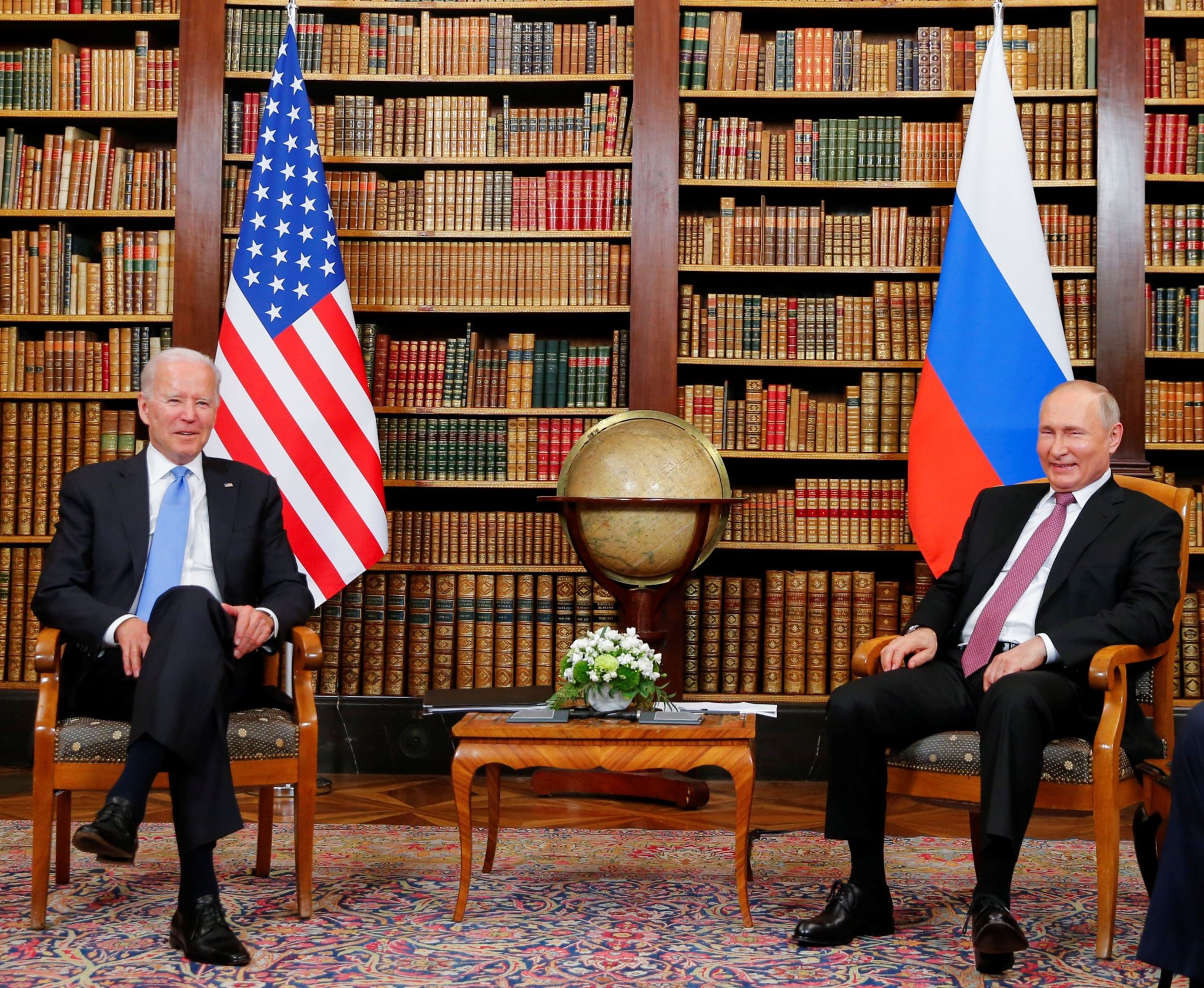 Biden a Putin v Ženevě