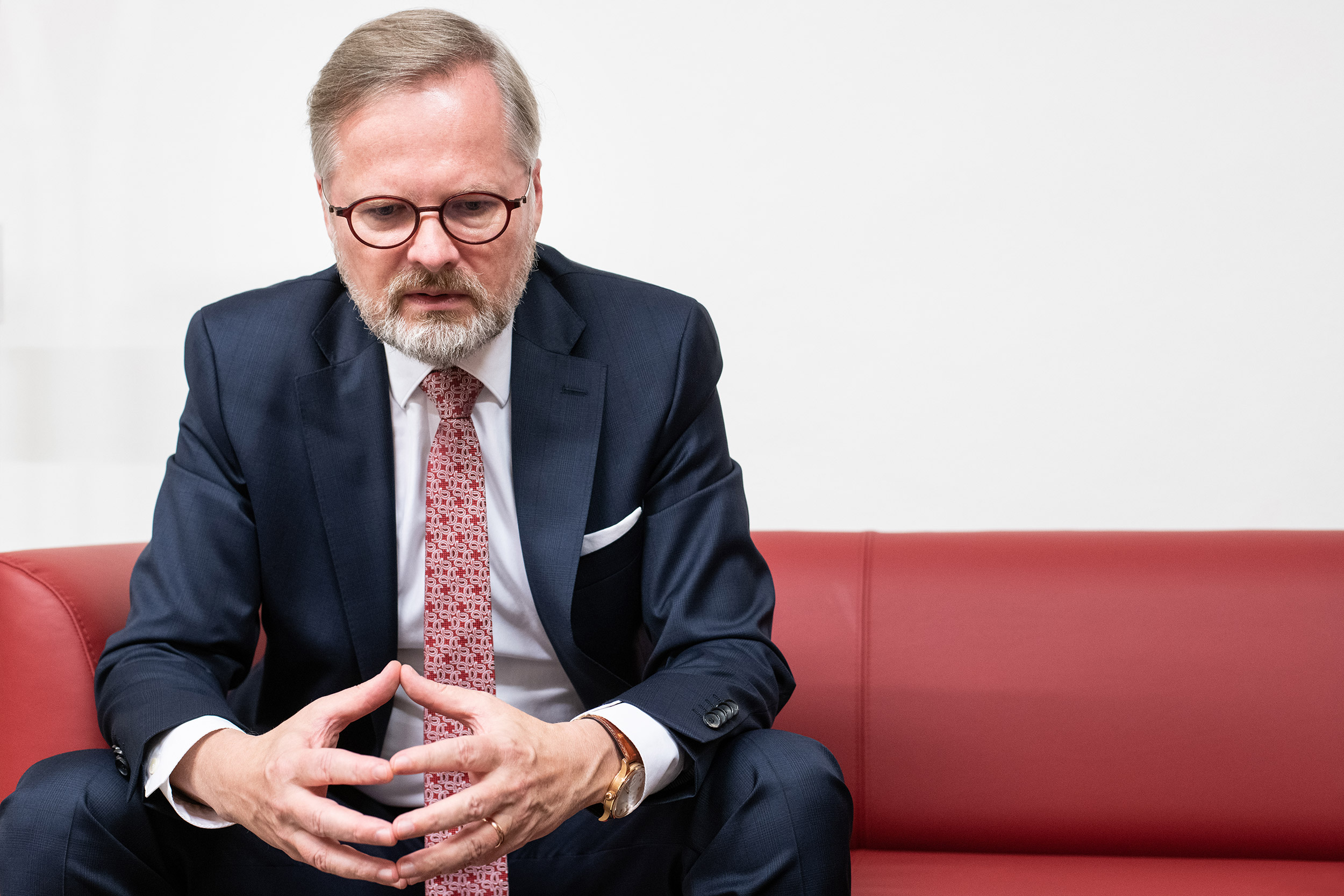 Premiér Petr Fiala, litopad 2022