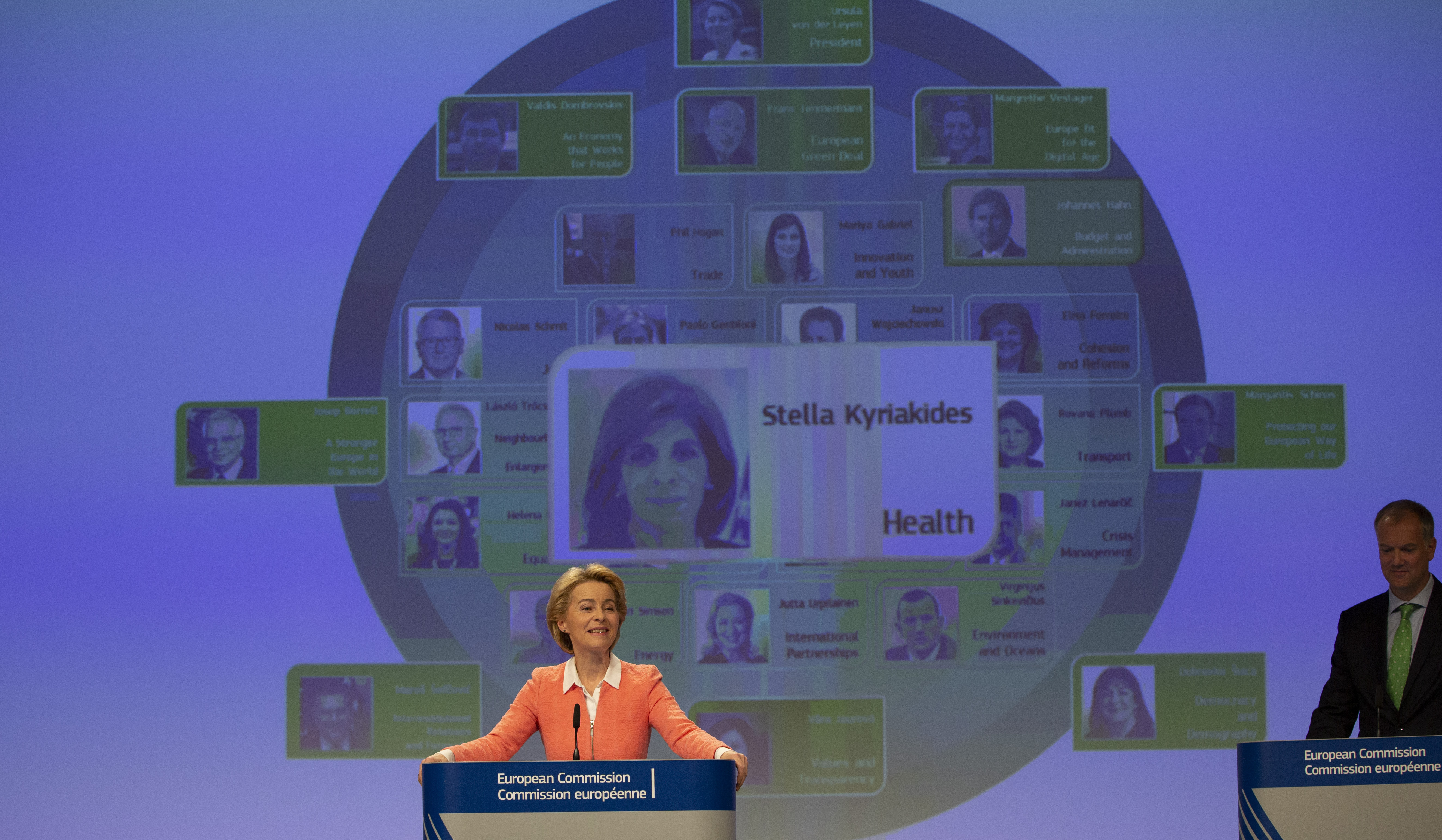 Ursula von der Leyen představuje návrh své Komise