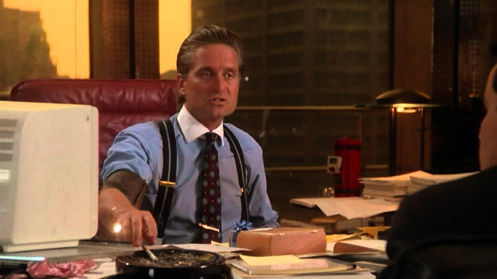 Gordon Gekko: Chamtivost je dobrá