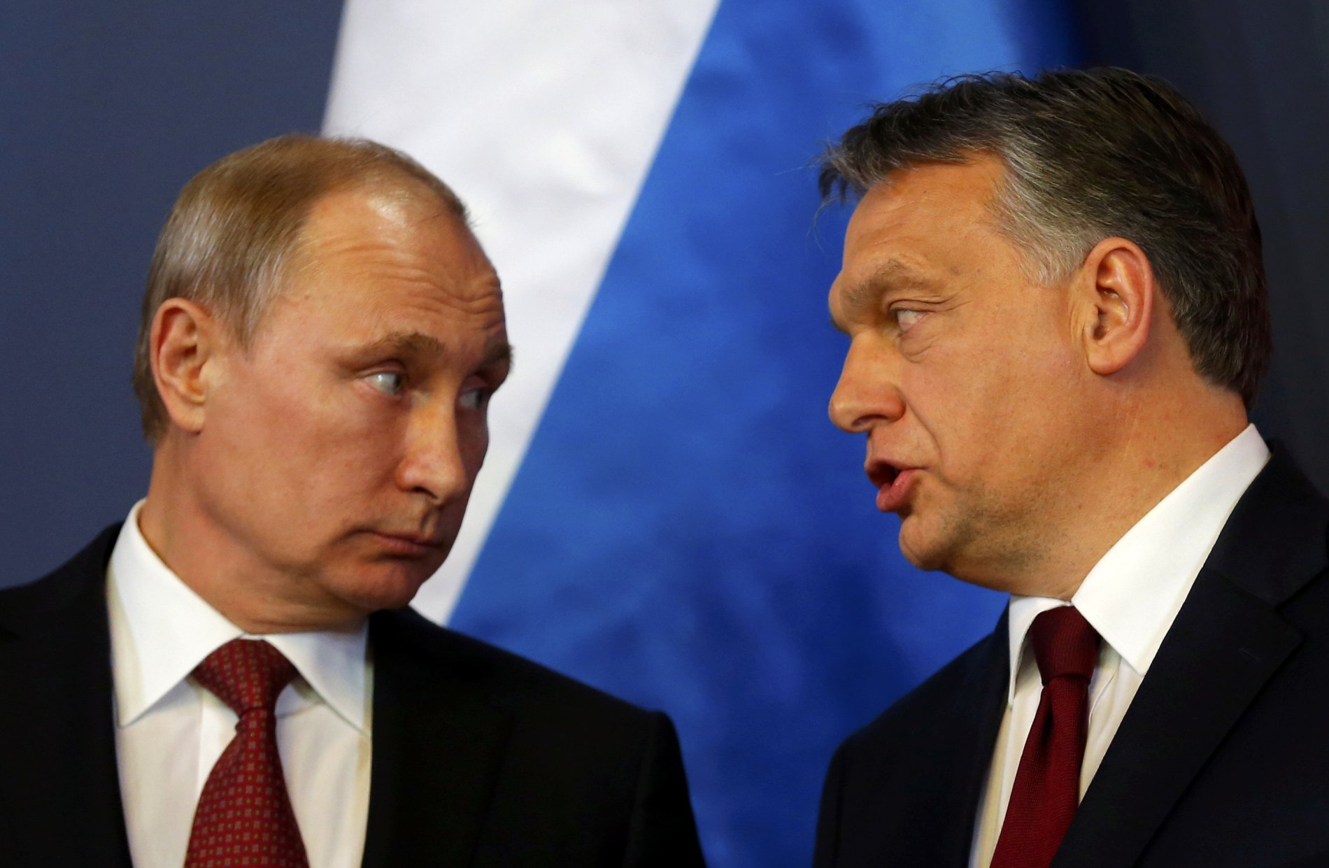 Vladimir Putin a Viktor Orbán