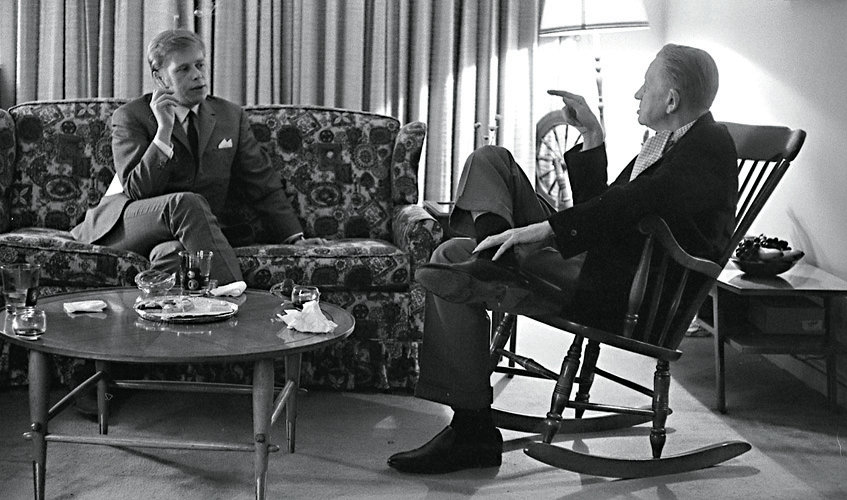 Ferdinand Peroutka a Vaclav Havel, New York 1968 