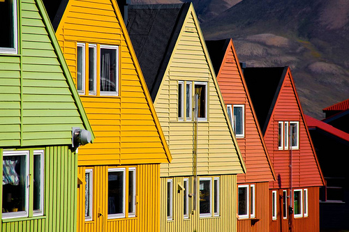 Longyearbyen, Norsko (Flickr)