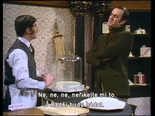 Monty Python - Cheese Shop (czech sub)