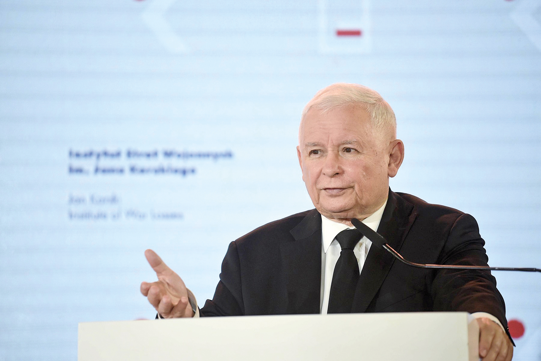 Pohádka pro naivní. (Jarosław Kaczyński)