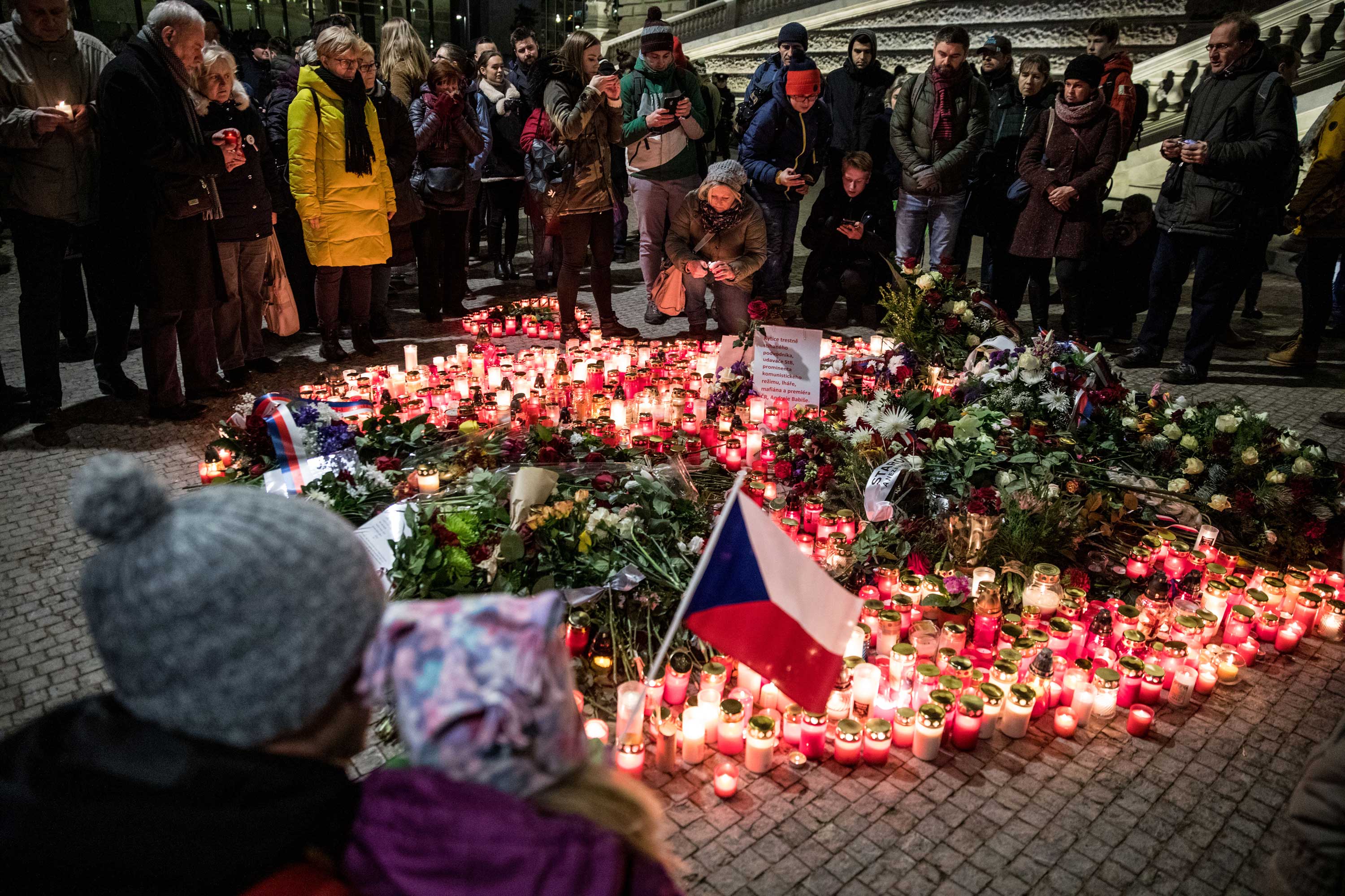 50. let od upálení Jana Palacha, Praha, leden 2019