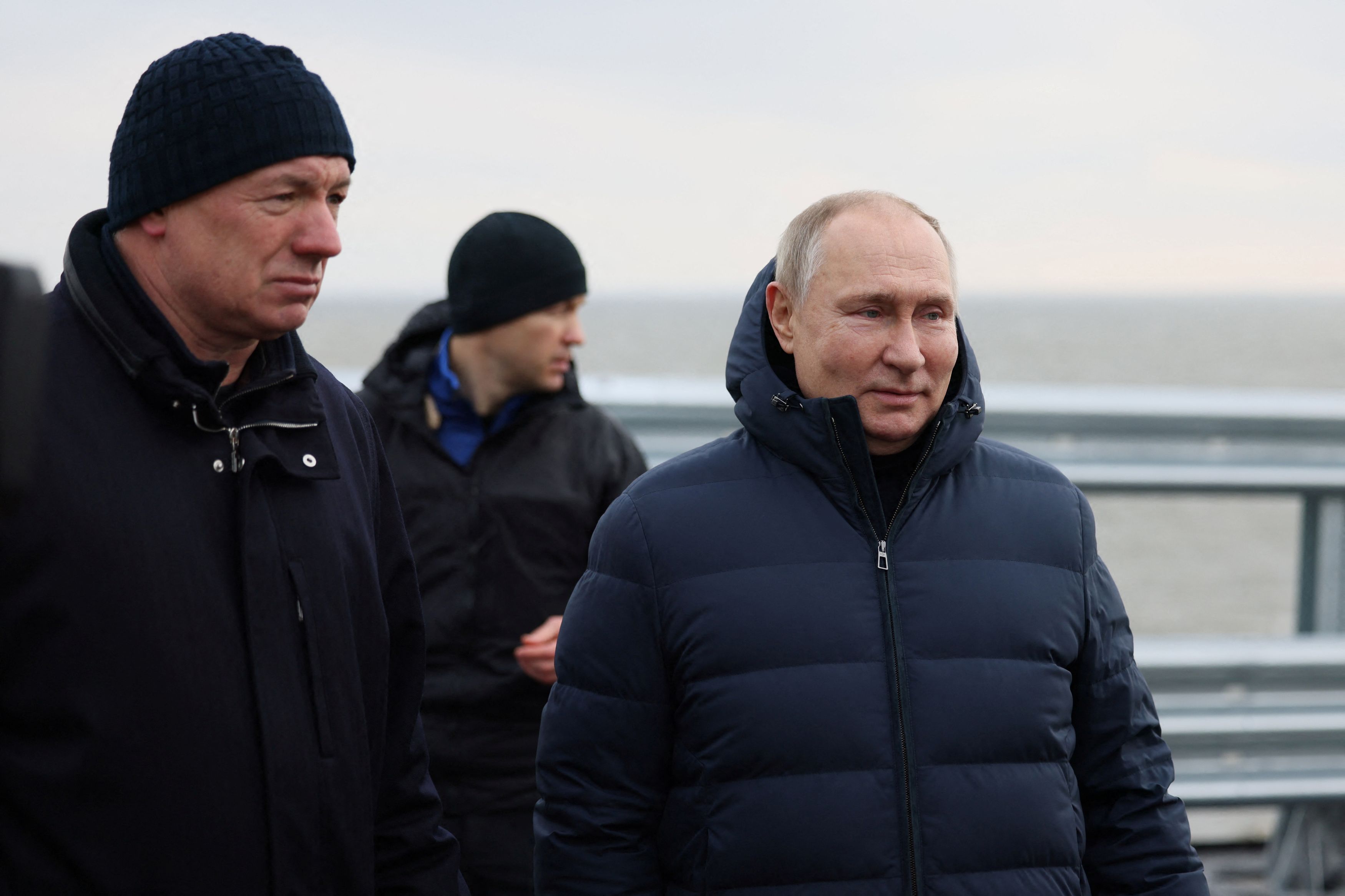 Putin na Kerčském mostě