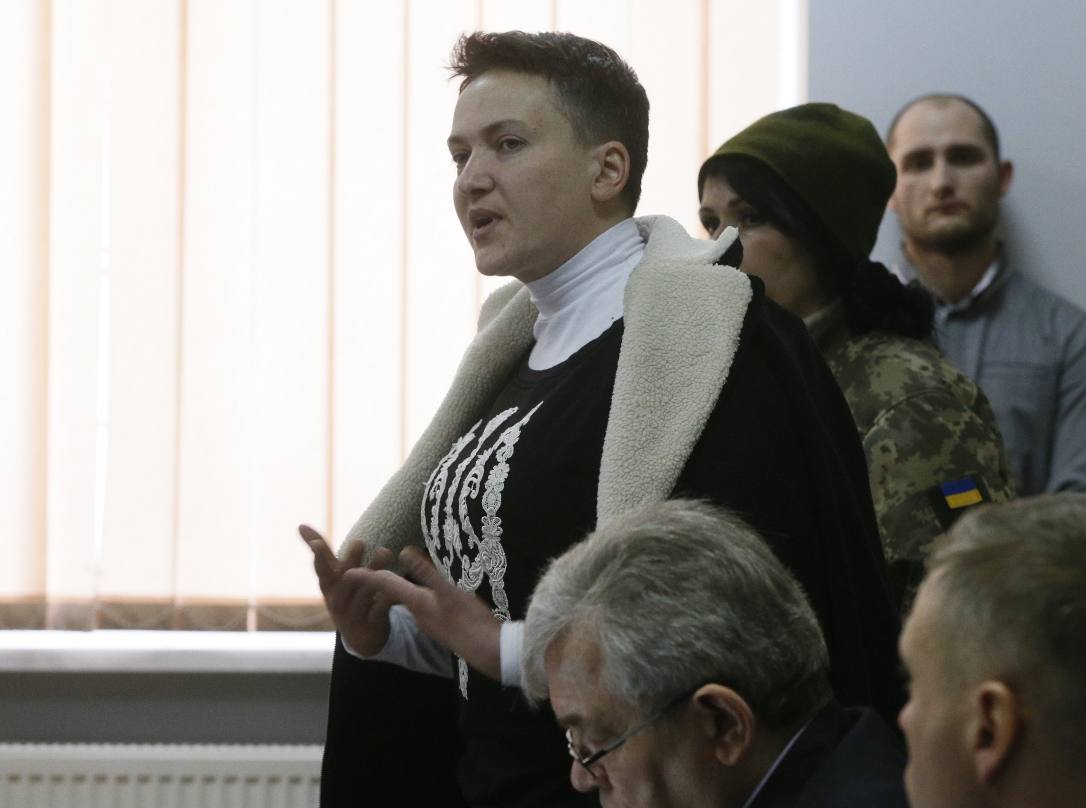Nadija Savčenko před kyjevským soudem