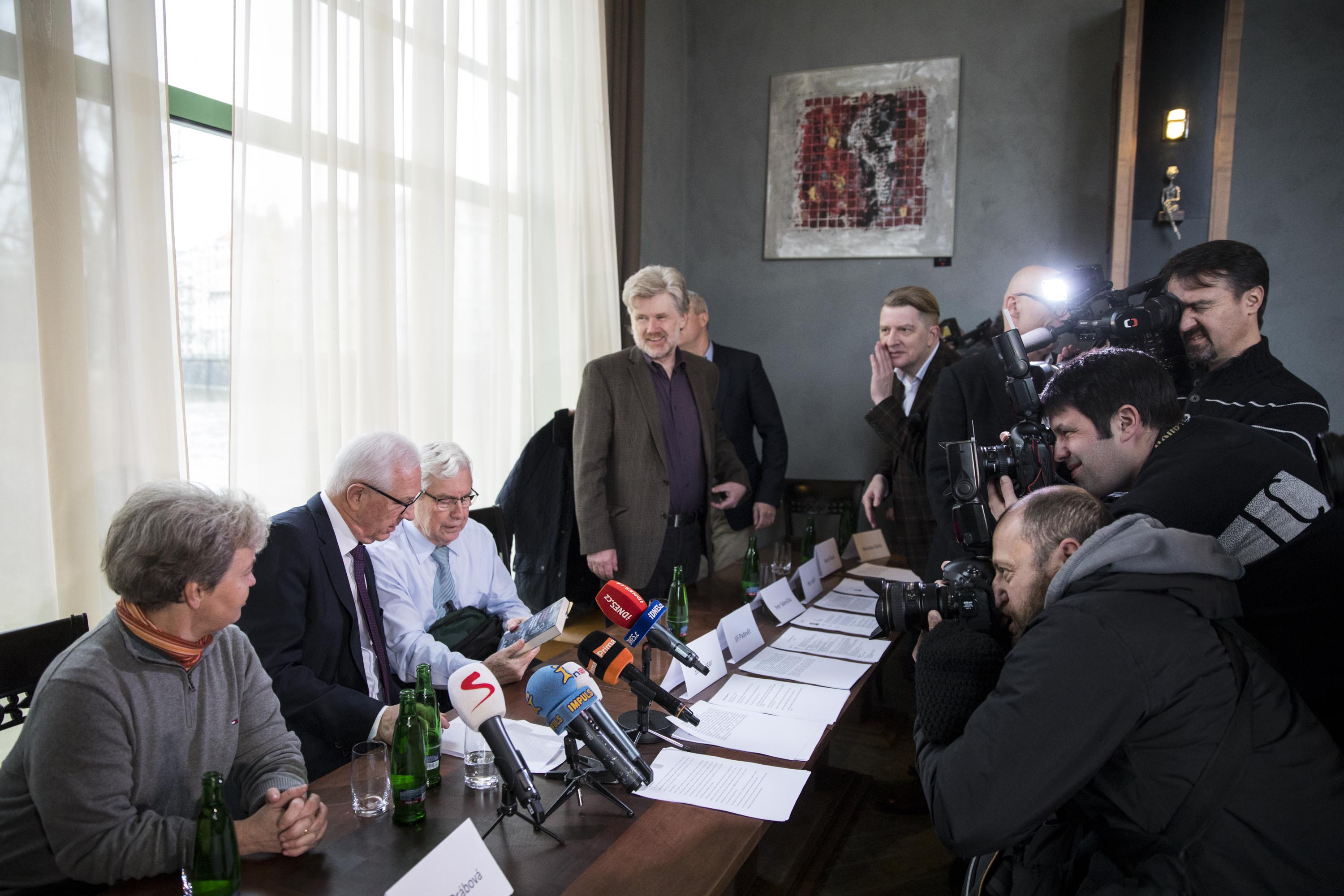 Jiří Drahoš představil svůj prezidentský tým. 8.1. 2018