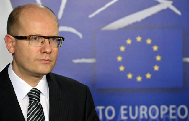 Bohuslav Sobotka v Evropském parlamentu