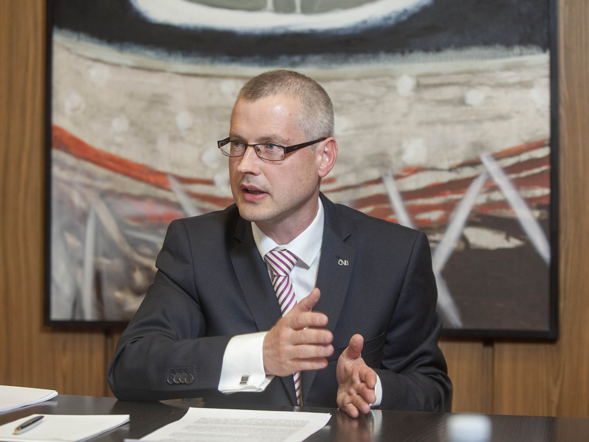 Viceguvernér ČNB Vladimír Tomšík