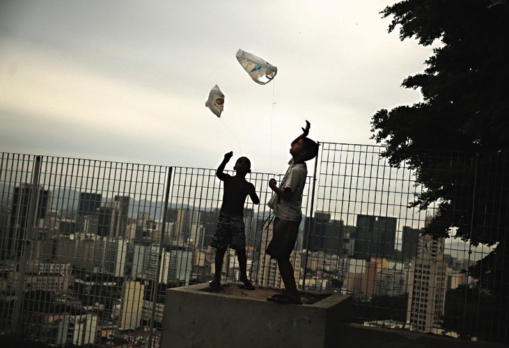 Slum V Rio de Janeiru