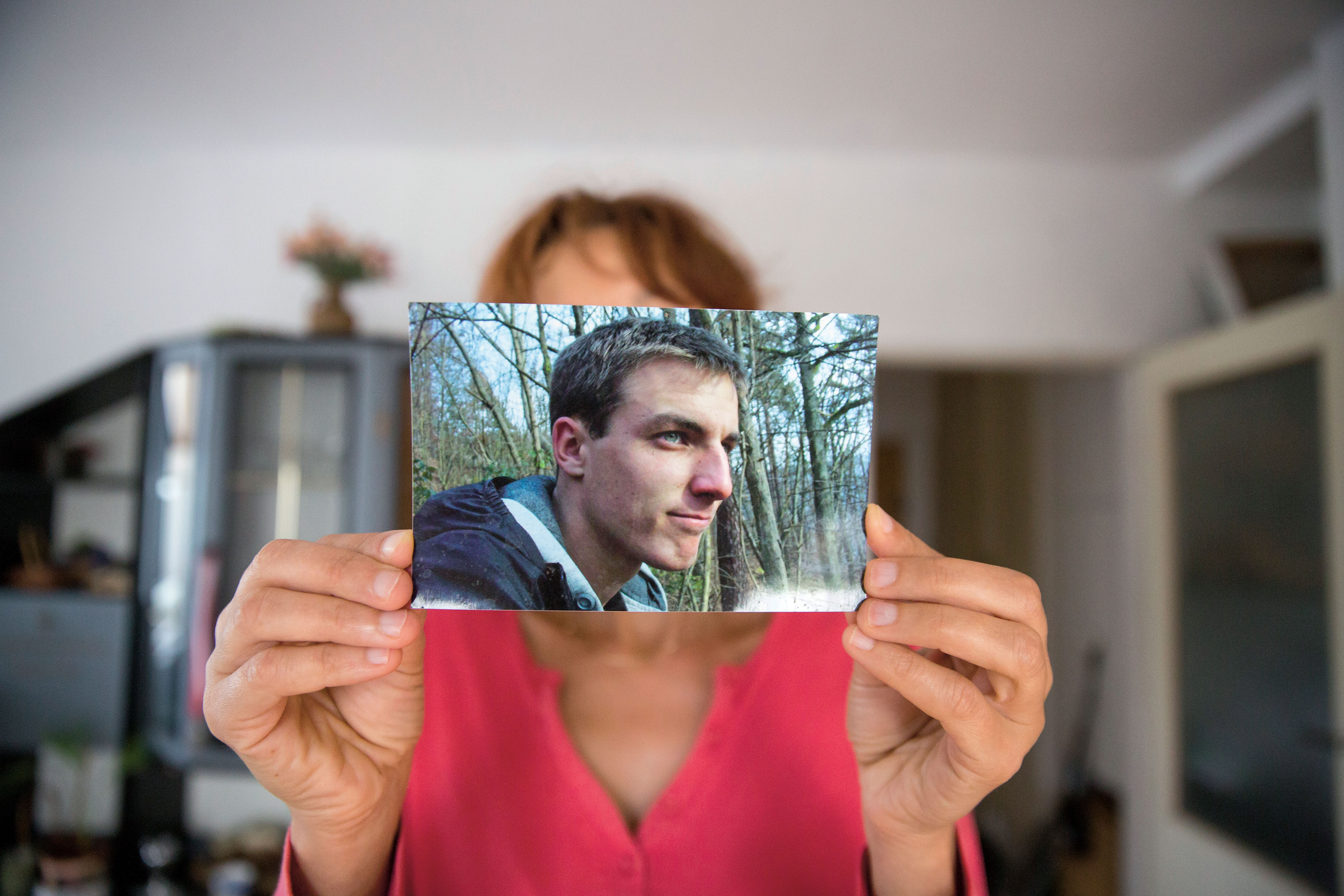 Pavlína Dubanská drží fotku
svého syna Ondřeje.