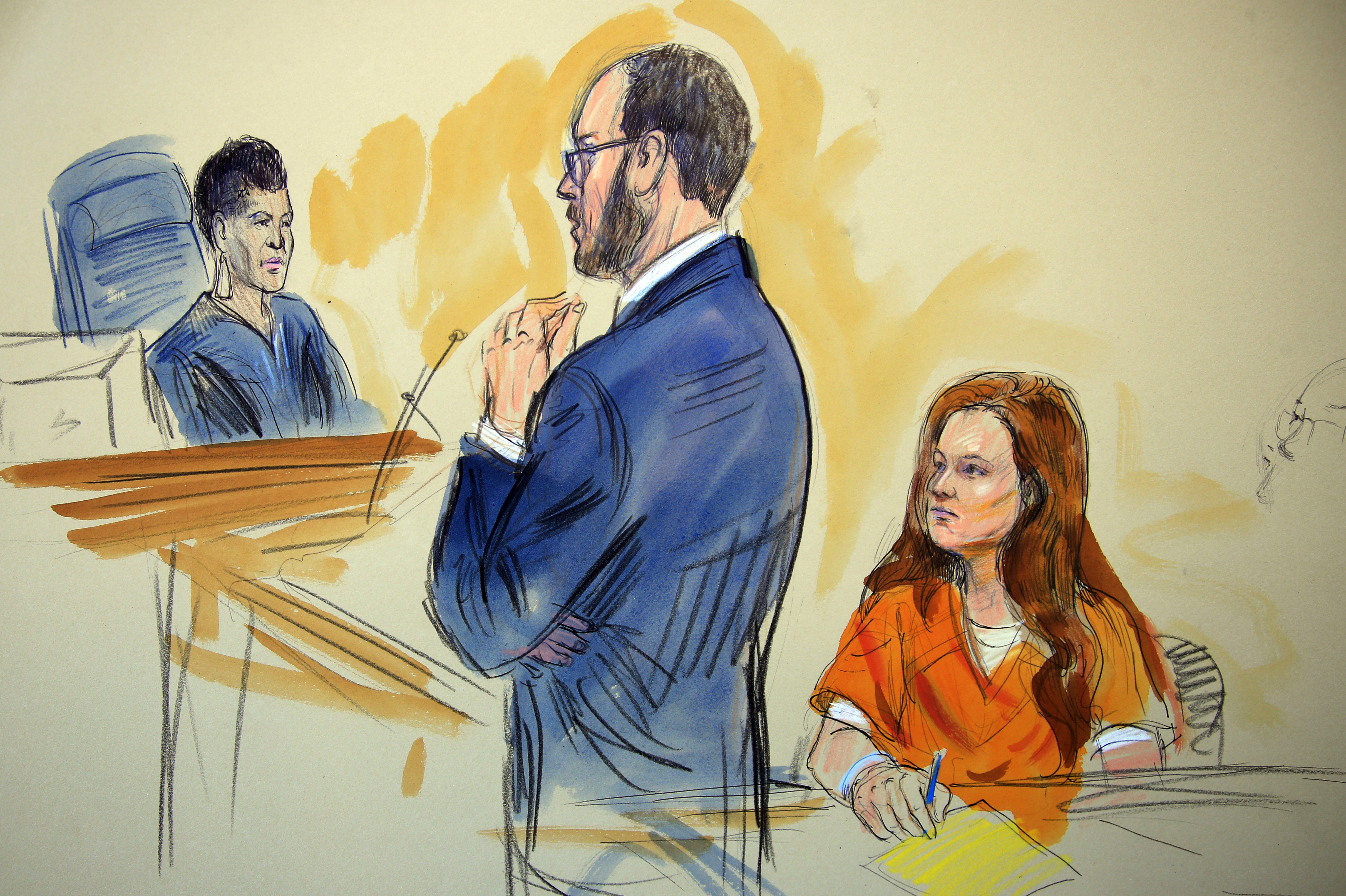 Maria Butina u washingtonského soudu