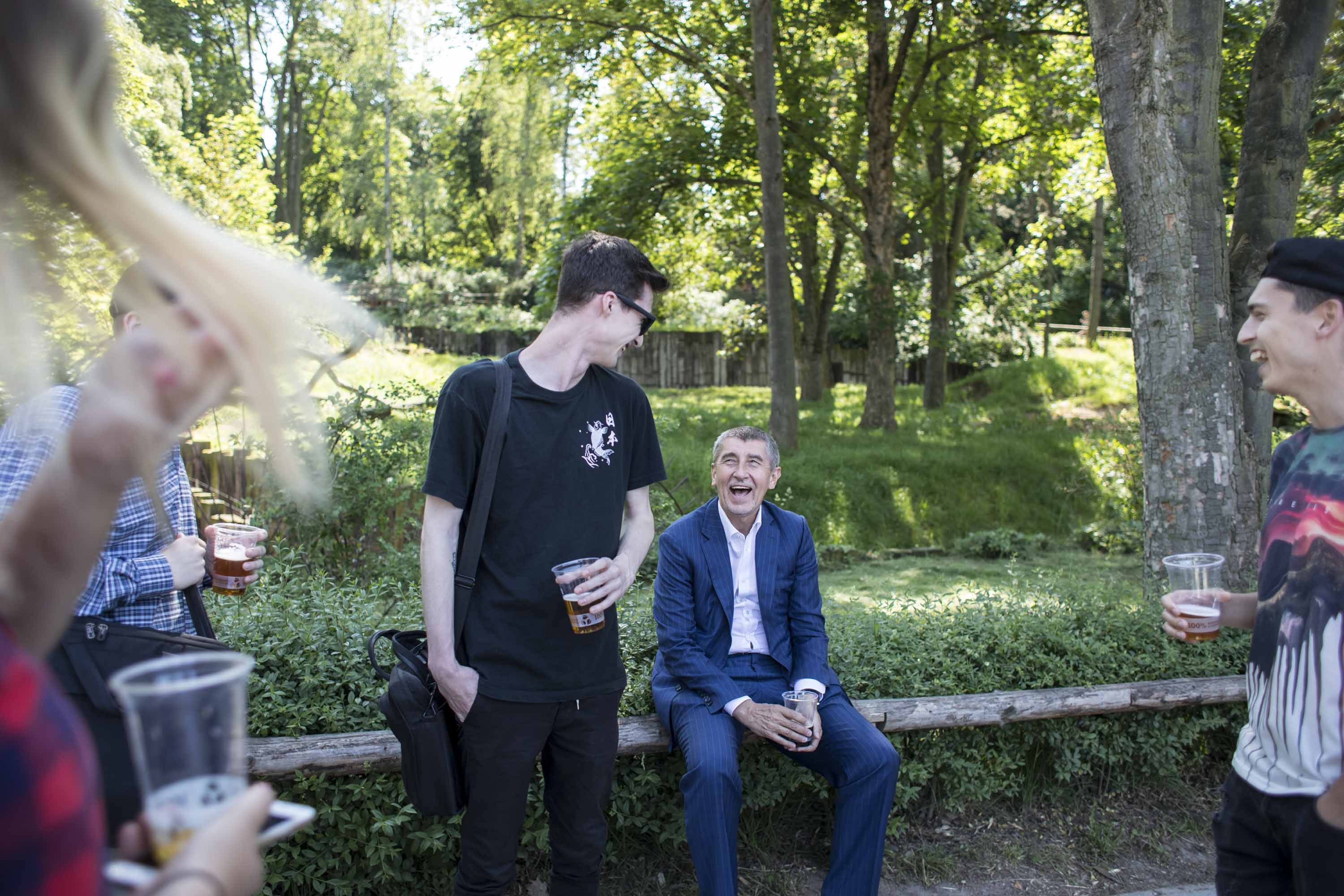 Andrej Babiš na dětském dnu v ZOO Praha, 1. červen 2017
