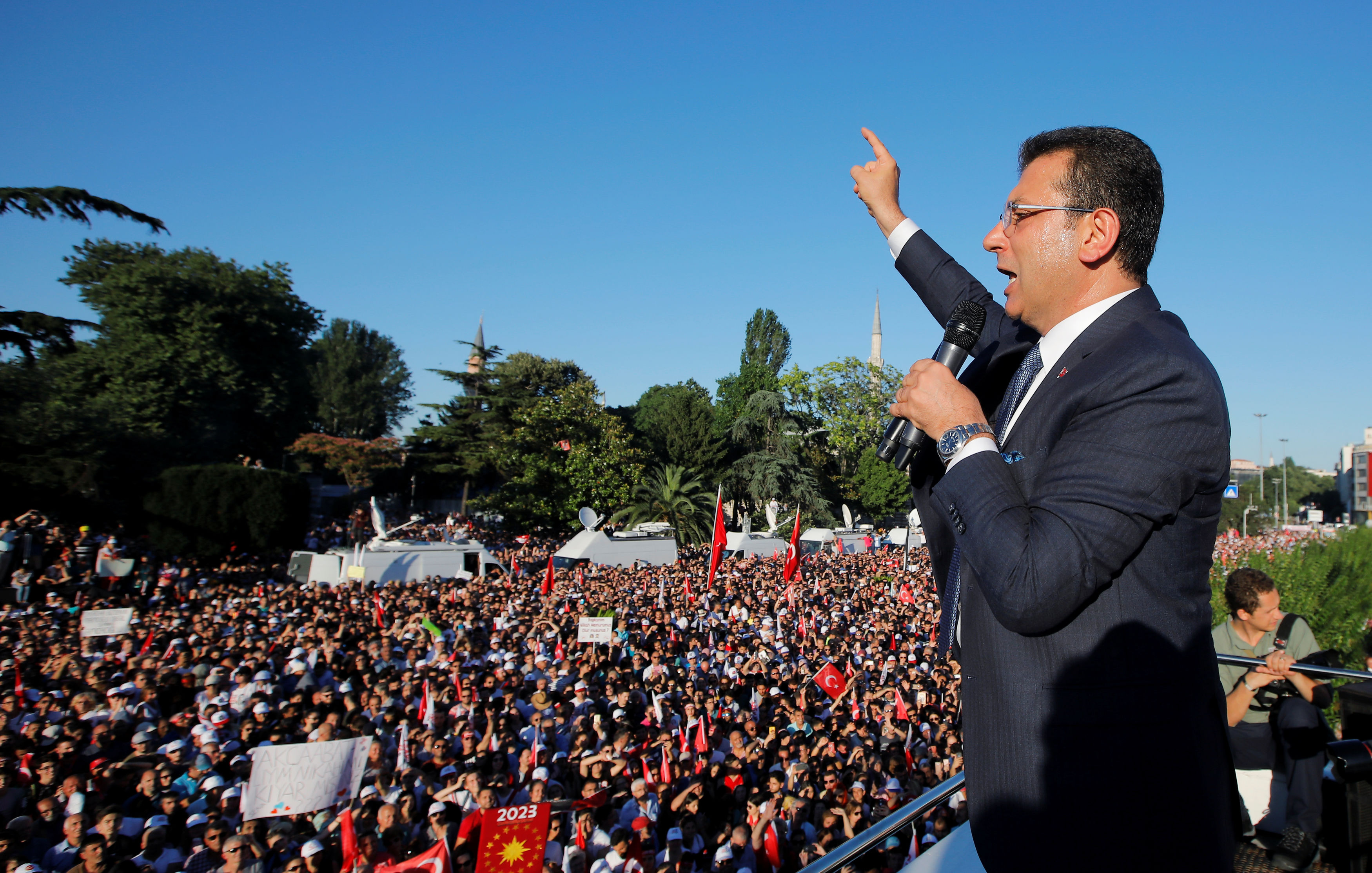 Nový starosta Istanbulu Ekrem Imamoglu