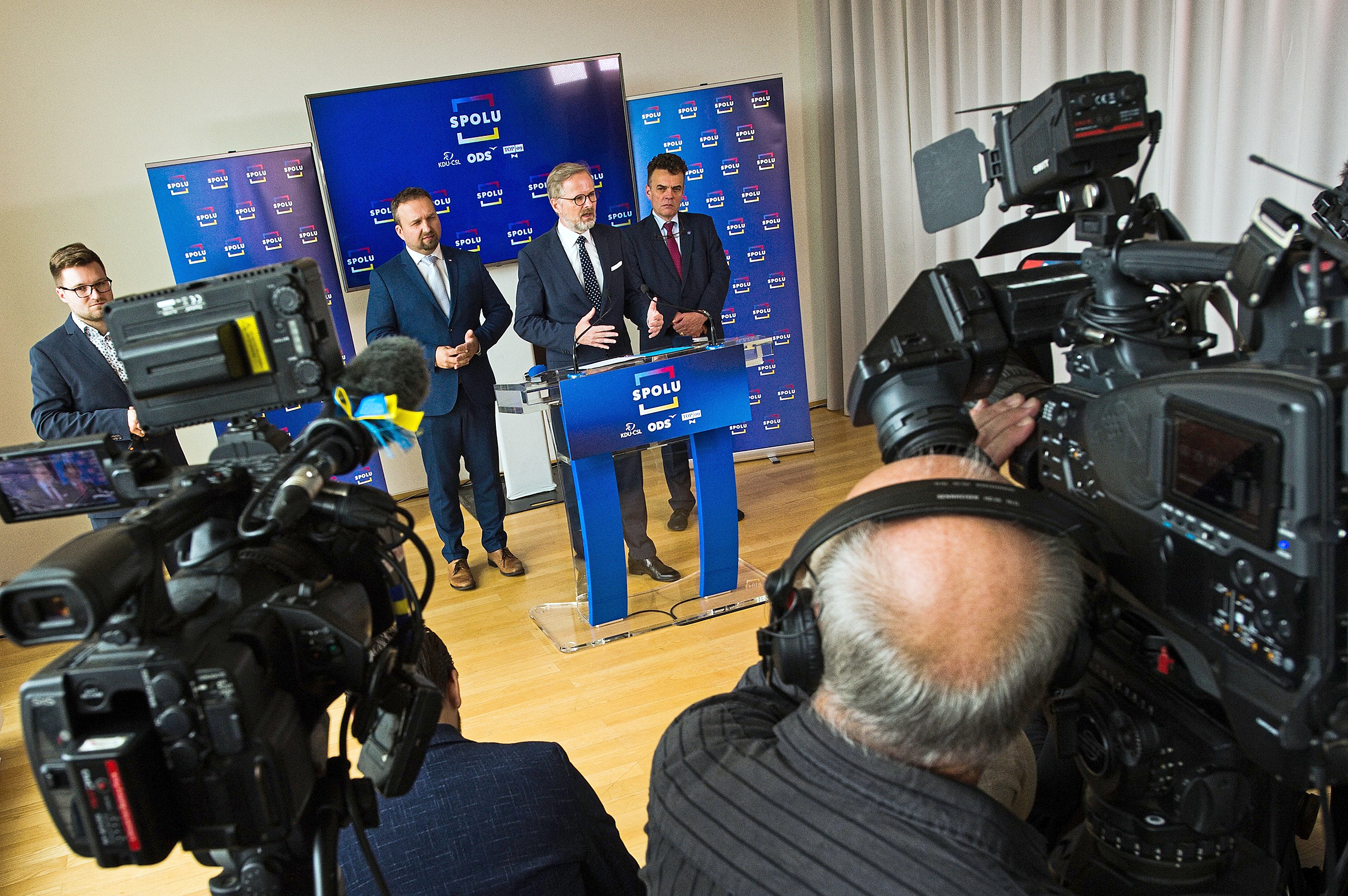 Koalice Spolu oznamuje postup pro nadcházející prezidentské volby, 4. říjen 2022