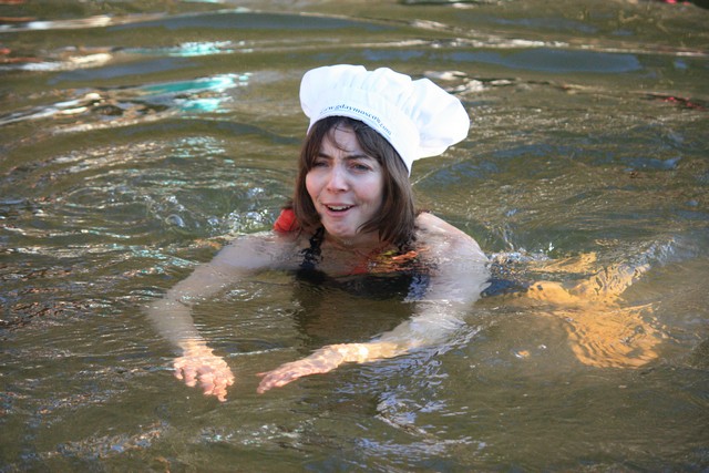 Cold Plunge for the Homeless in Moscow