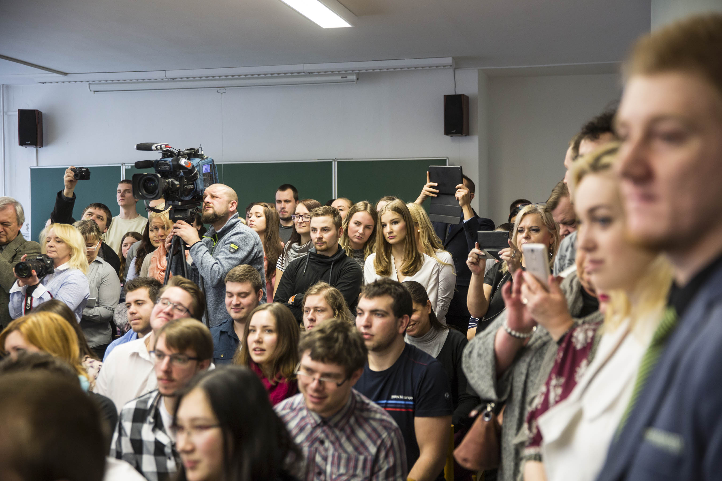 Debata se studenty na Západočeké univerzitě v Chebu
