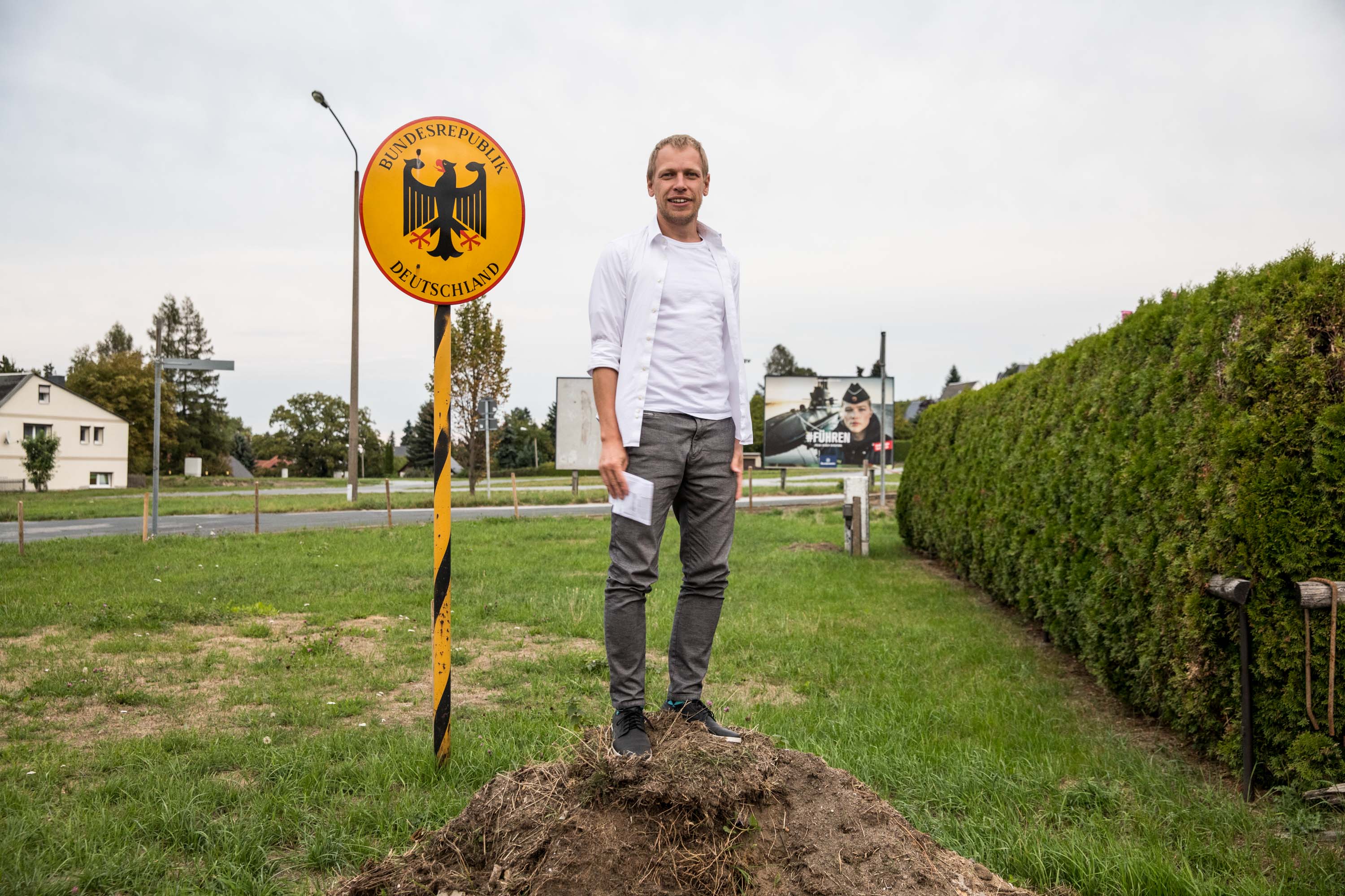 Jiří Nádoba na hranici, září 2018