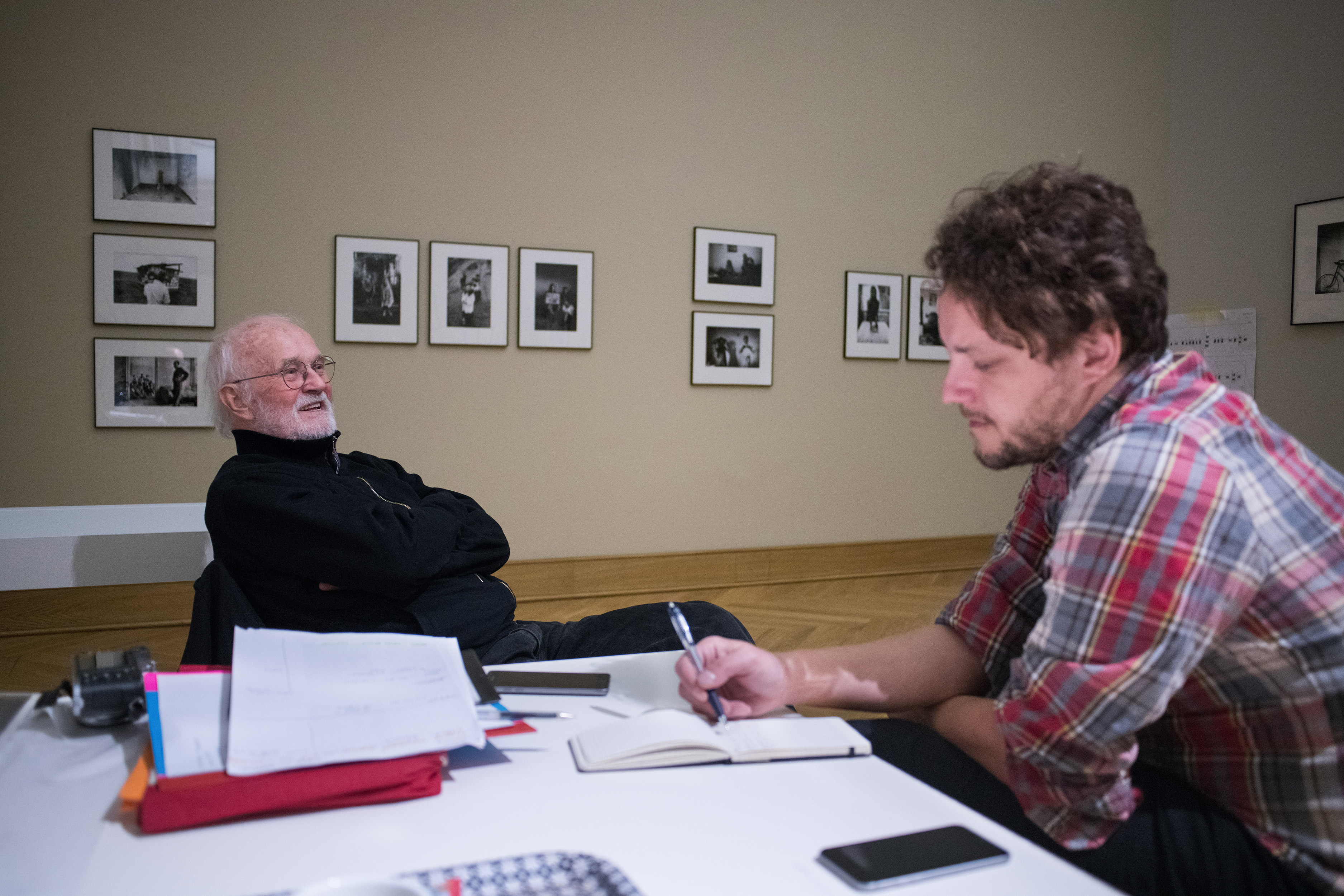 Jan H. Vitvar a Josef Koudelka, březen 2018