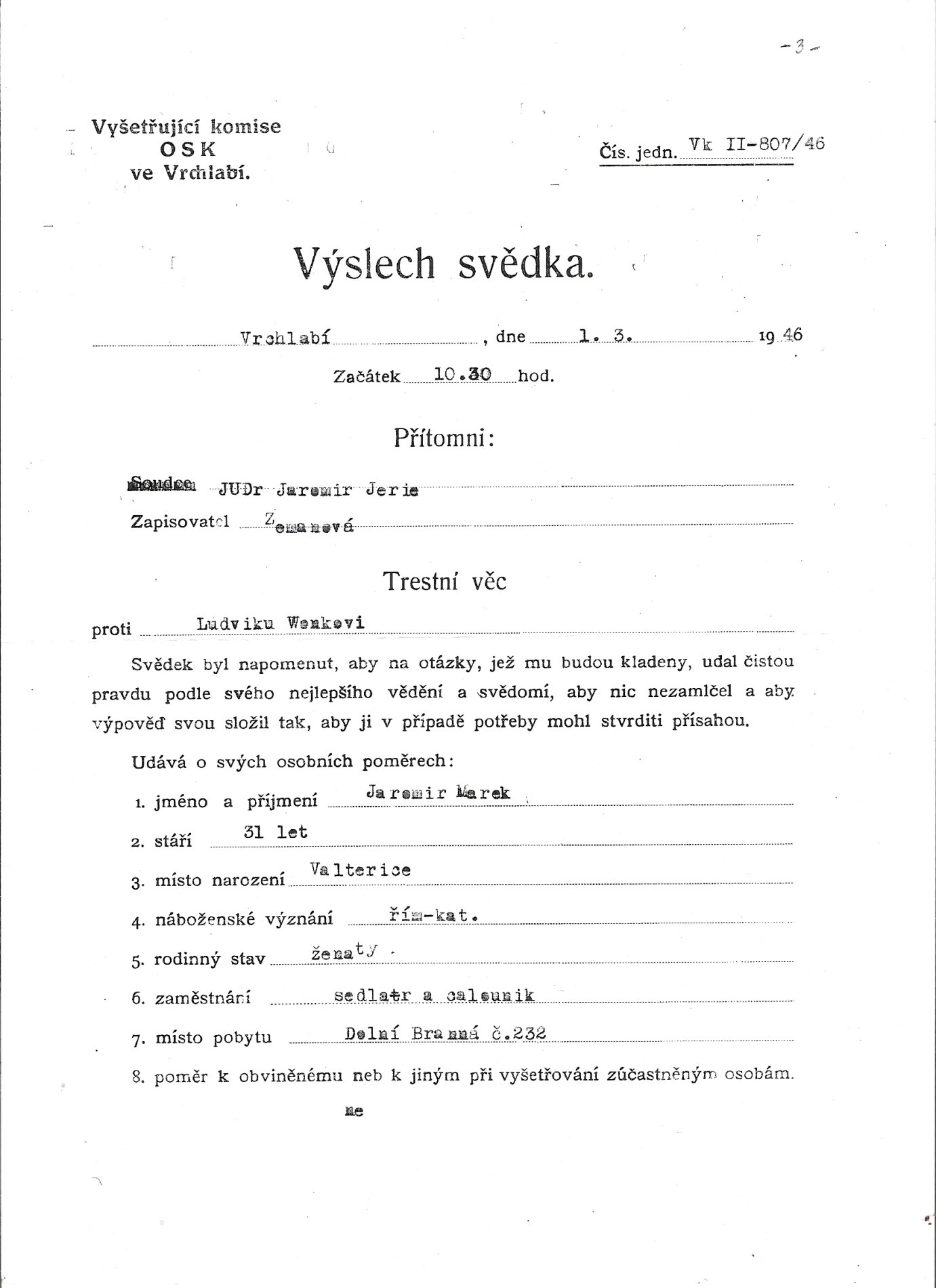 LudviE k Wonka VyE slech sveESdka Marek