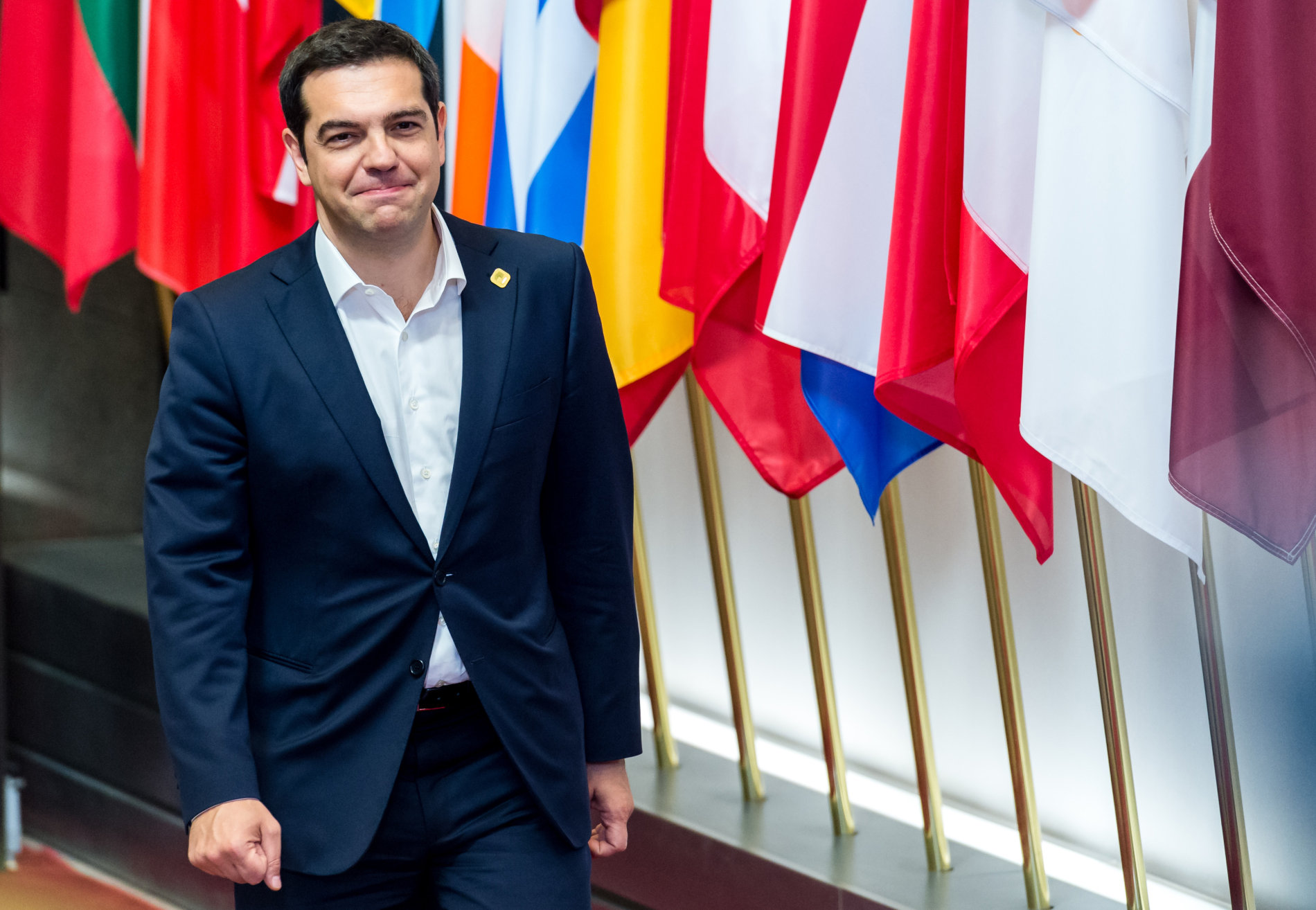 Řecký premiér Alexis Tsipras na summitu EU v Bruselu