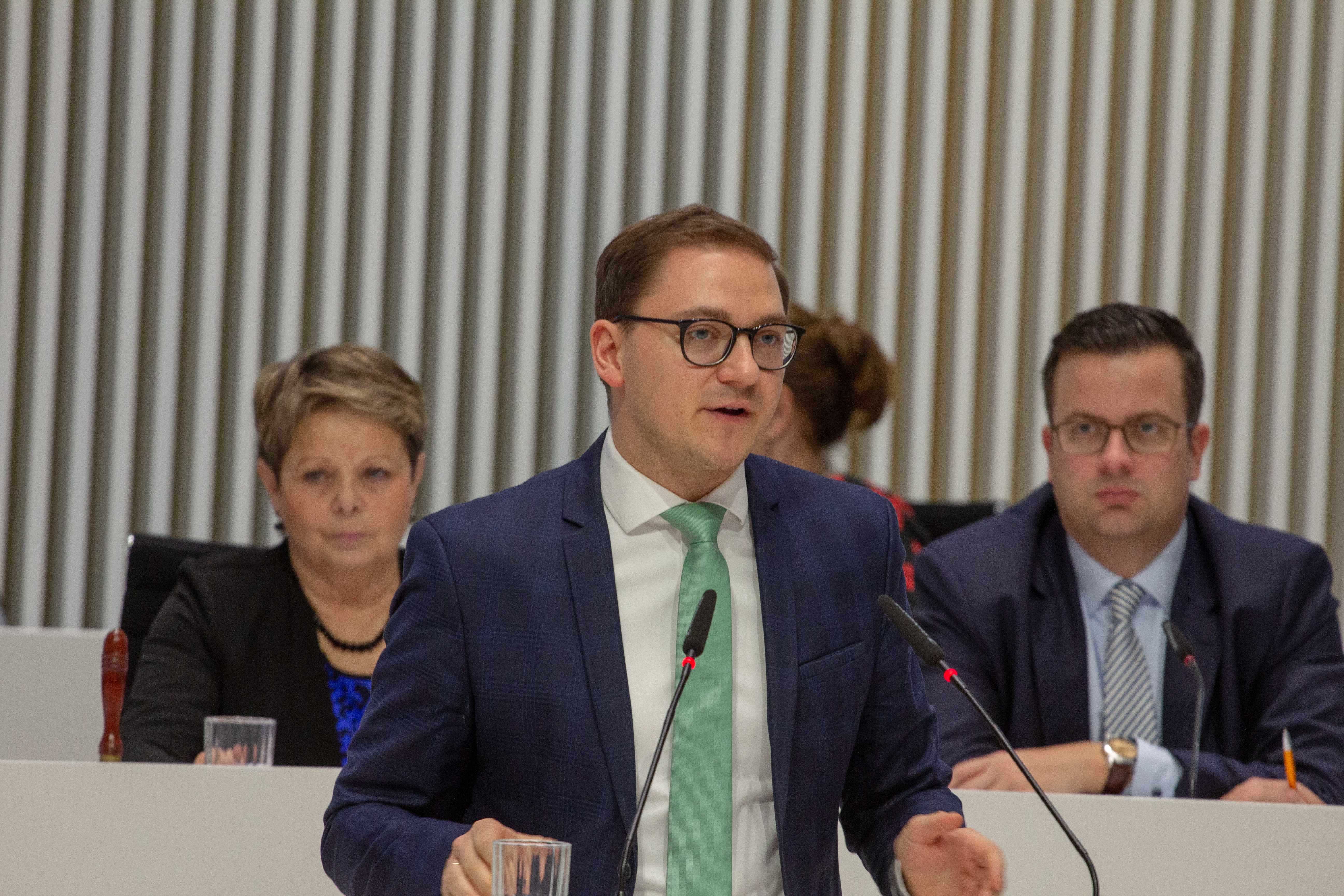 Patrick Dahlemann v zemském sněmu